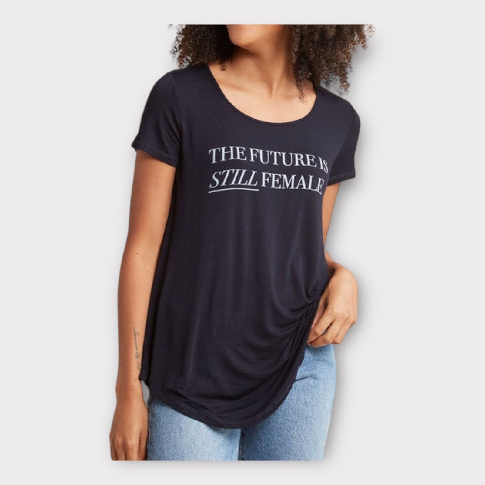 Nordstrom ModCloth Fervour | The Future Is Still Female Graphic Tee Size M / US 6-8 / IT 42-44 - 8 Thumbnail