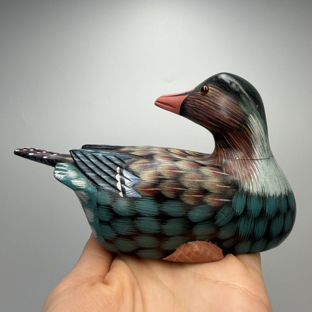 Vintage Vintage Wooden Duck Folk Art Bird Rustic Home Decor Size ONE SIZE - 9 Thumbnail