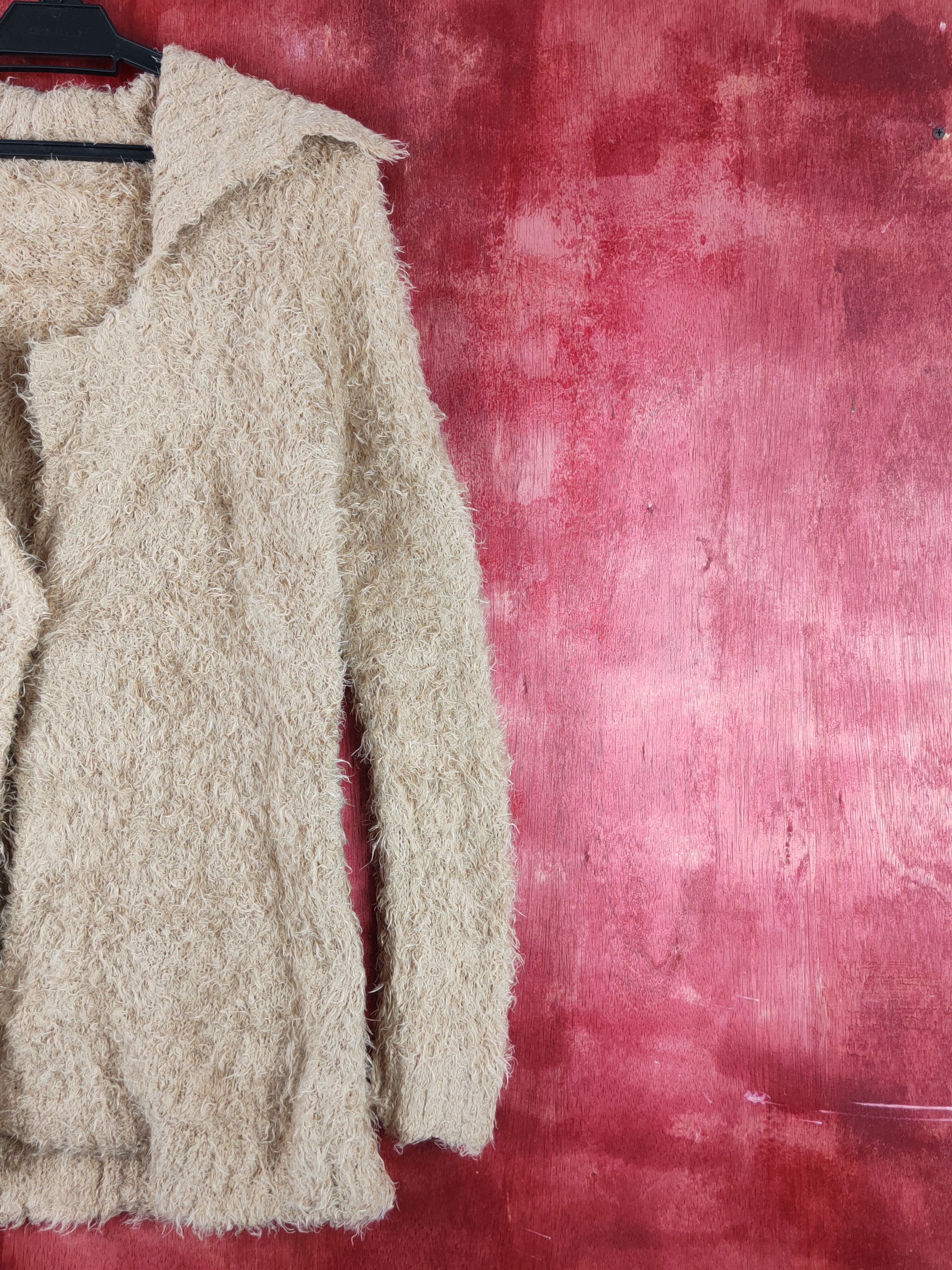 Homespun Knitwear Japanese Brand Brown Fur Mohair Knitwear Cardigan #S1964 Size M / US 6-8 / IT 42-44 - 5 Thumbnail