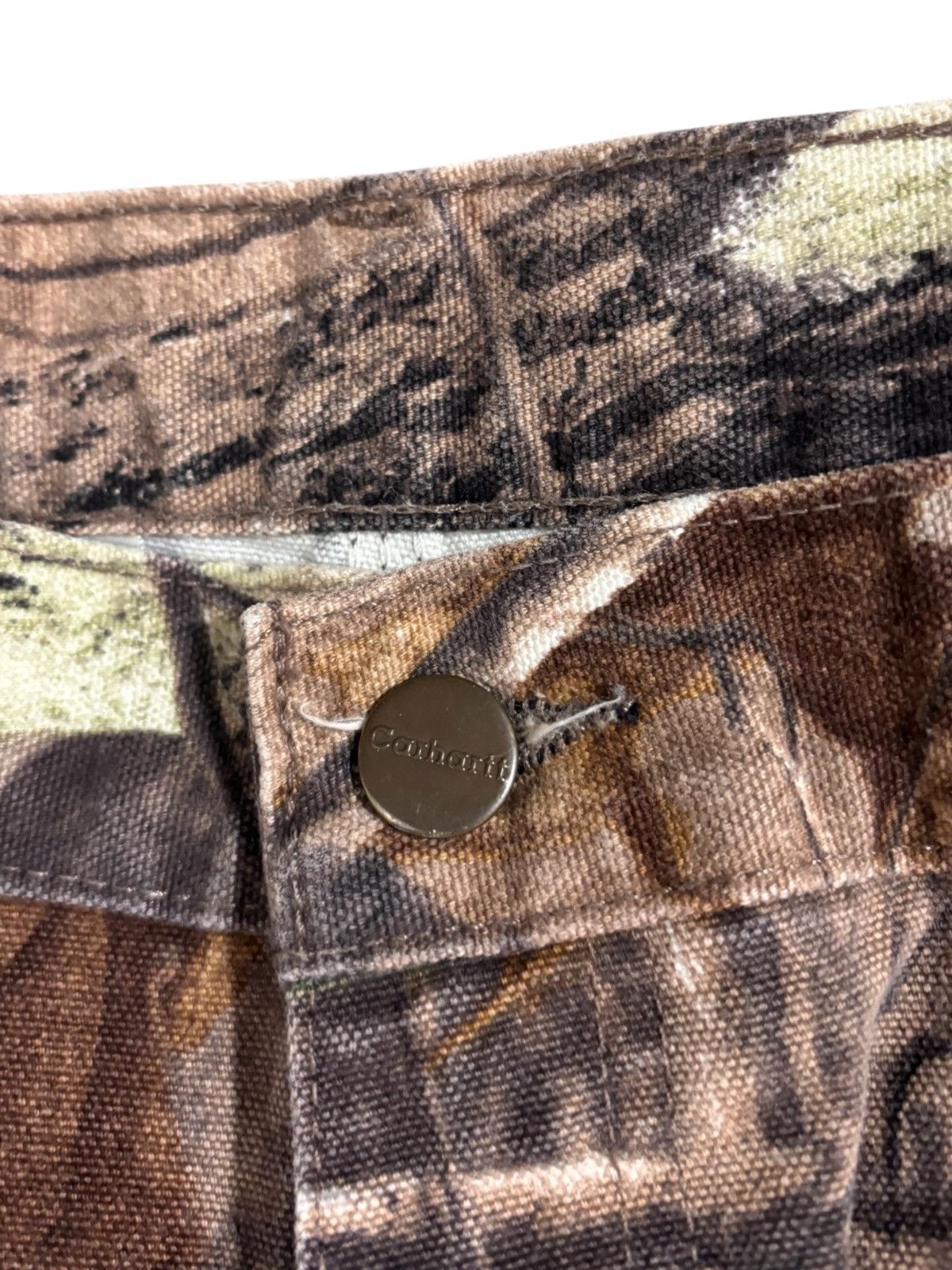 Carhartt Vintage Carhartt Realtree Camo Canvas Carpenter Pants 36x32 Size US 36 / EU 52 - 8 Thumbnail