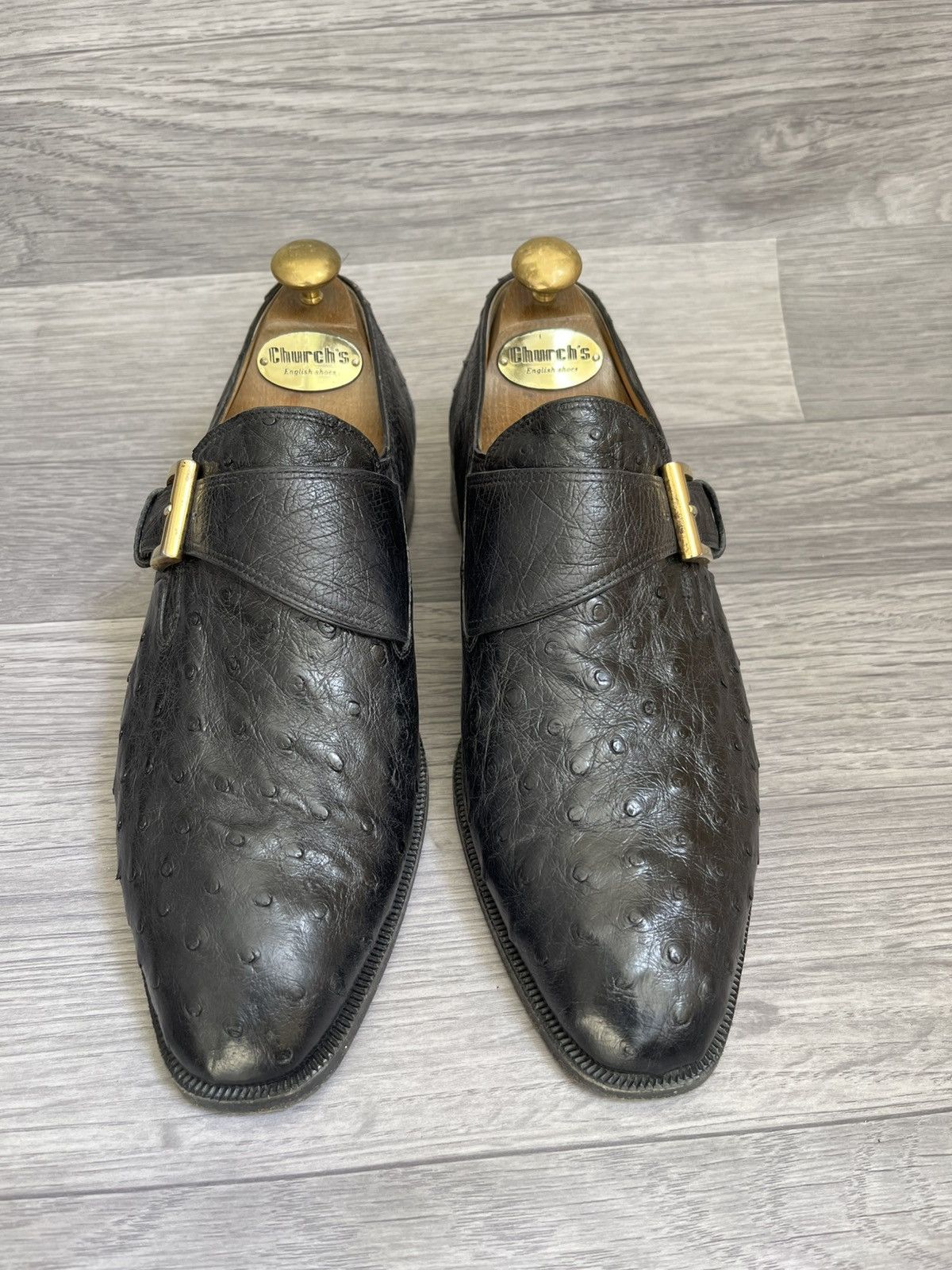 Mauri Mauri single monk strap exotic leather shoes sz 41 Size US 8 / EU 41 - 2 Thumbnail