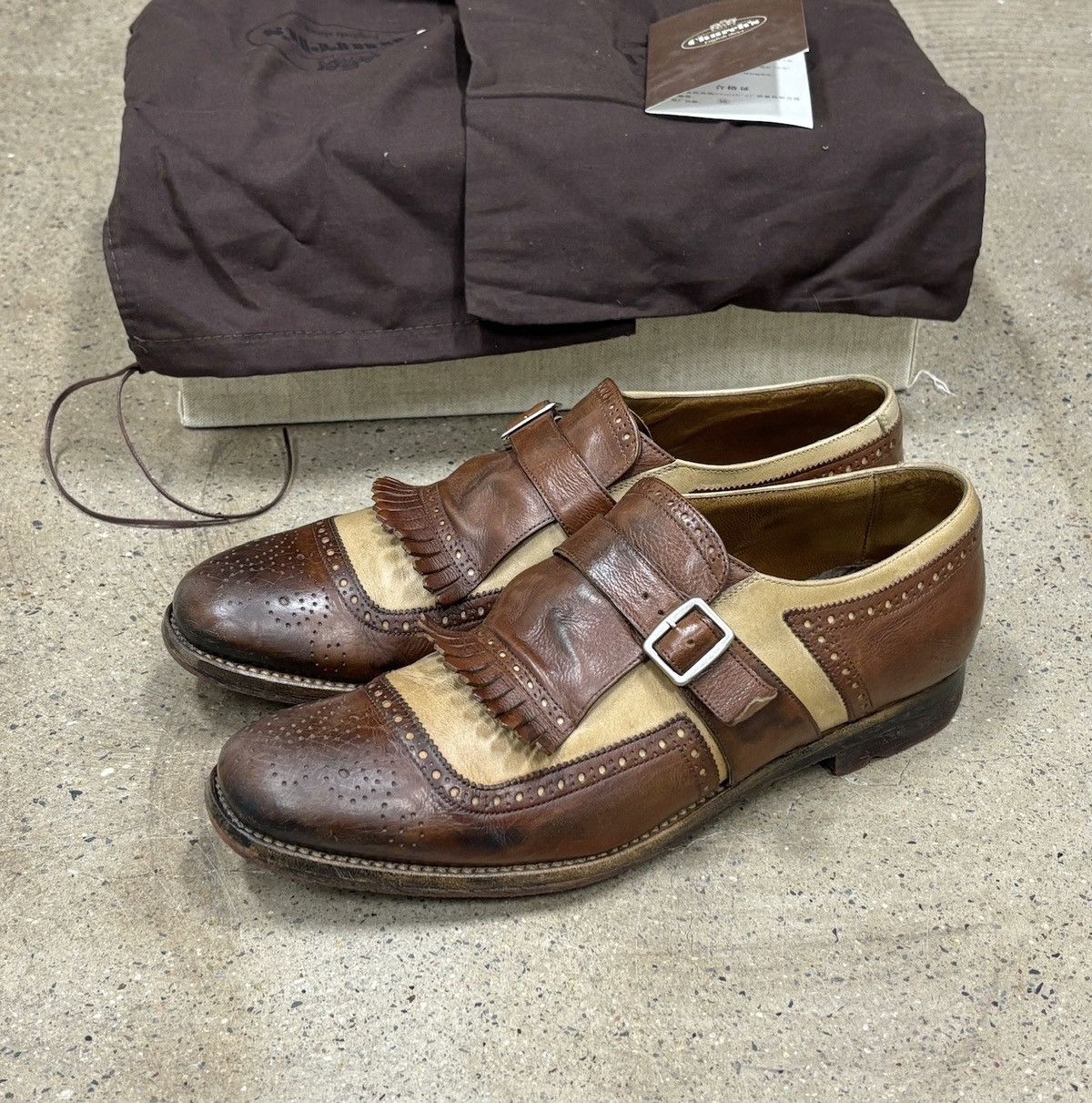 Church's Church's SHANGHAI MONK Leather Shoes Size US 7 / EU 40 - 1 Thumbnail
