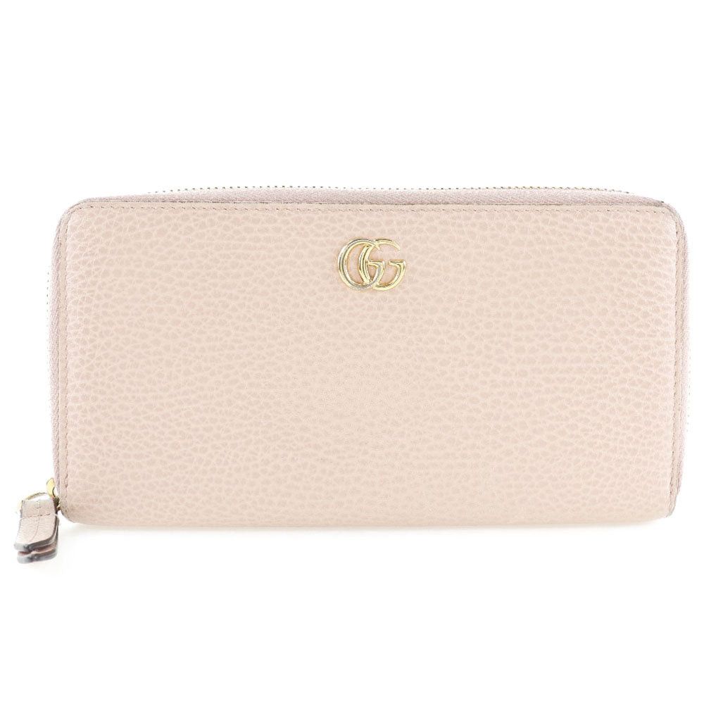 Gucci Gg Marmont Pink Leather Wallet (Pre-Owned) Size ONE SIZE - 1 Thumbnail
