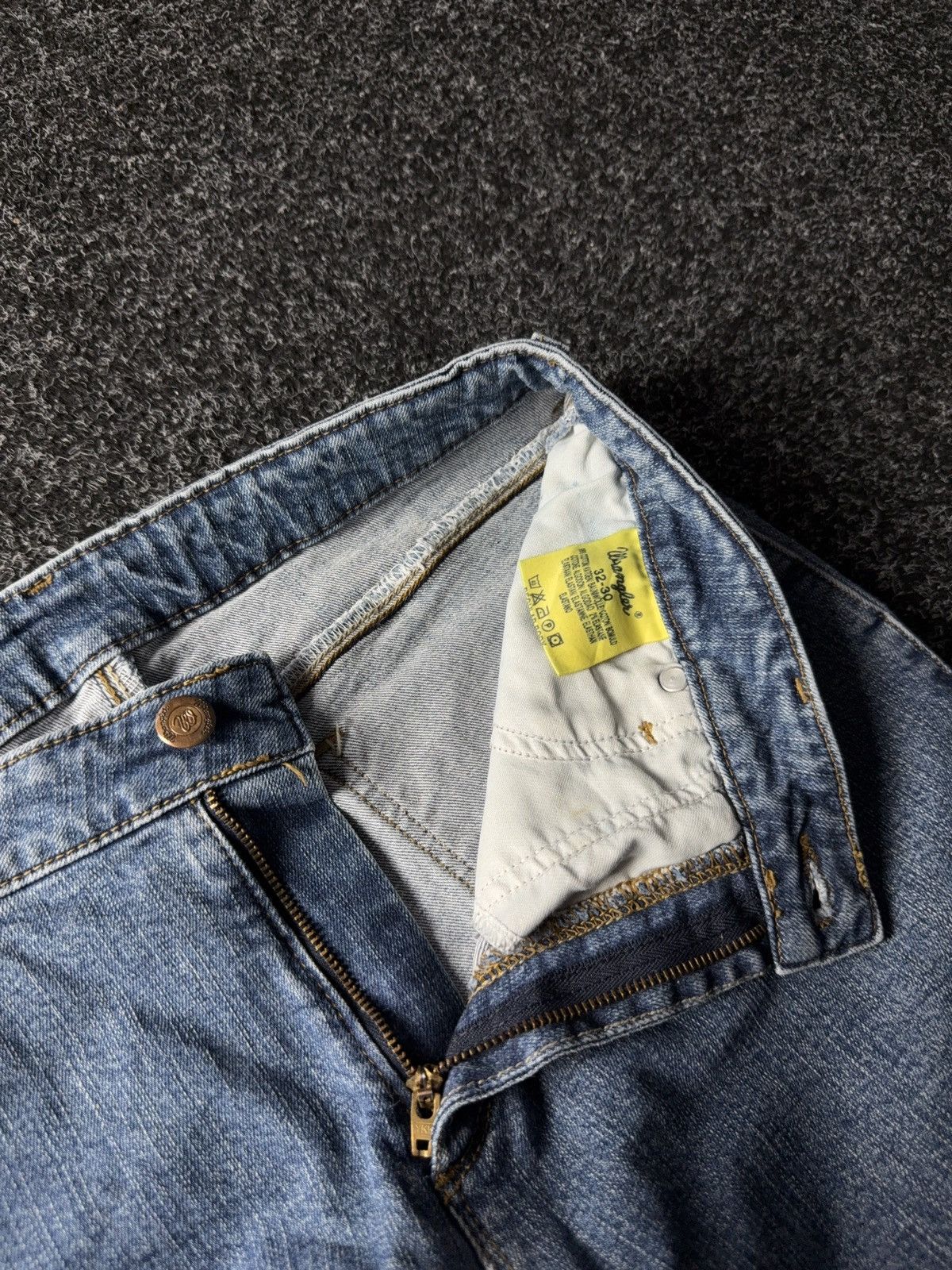 Wrangler Vintage Western Wrangler Straight Leg Jeans Denim Pants Size 31" - 7 Thumbnail