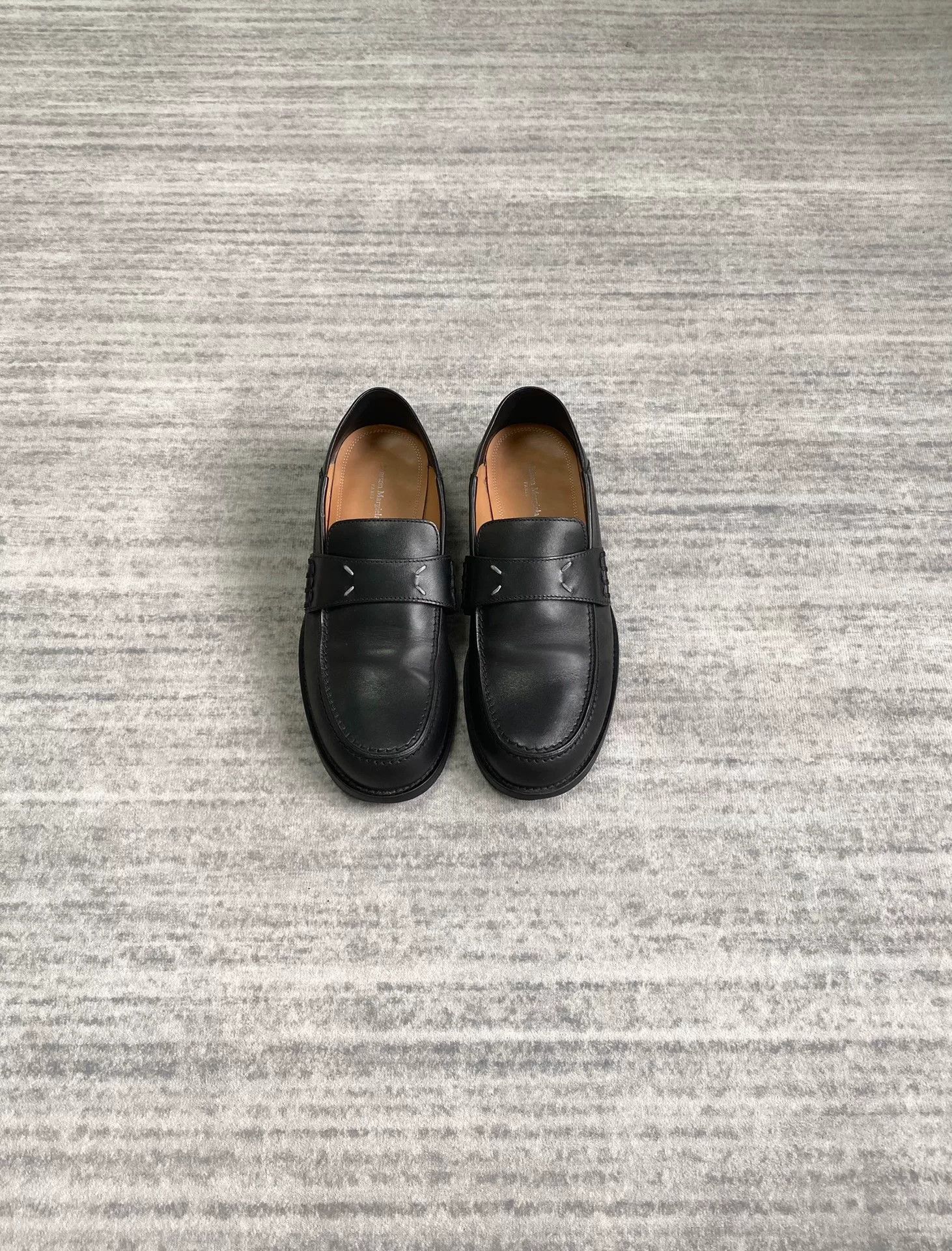 Maison Margiela Maison Margiela Black Leather Mary Jane Loafers Size US 6.5 / EU 39-40 - 1 Thumbnail