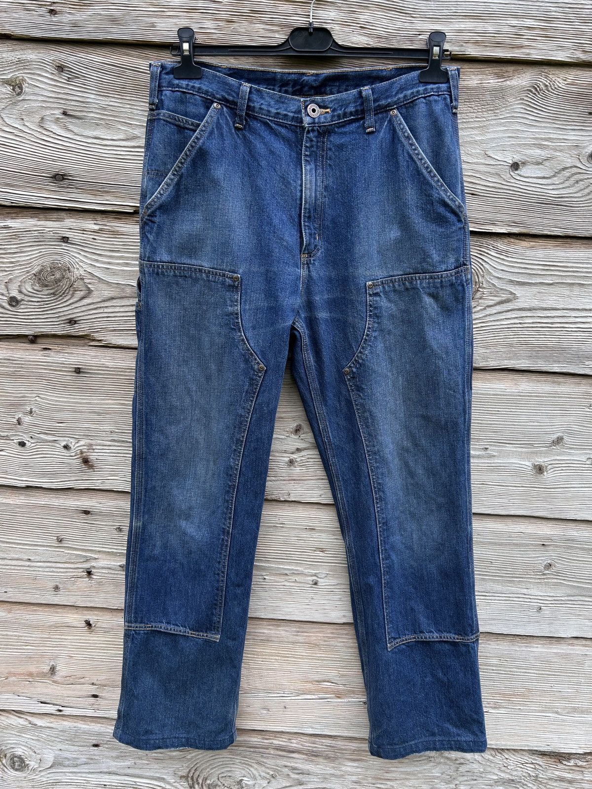 Carhartt Vintage Carhartt Discontinued Double Knee Logger Jeans 33x34 Size US 33 - 6 Thumbnail