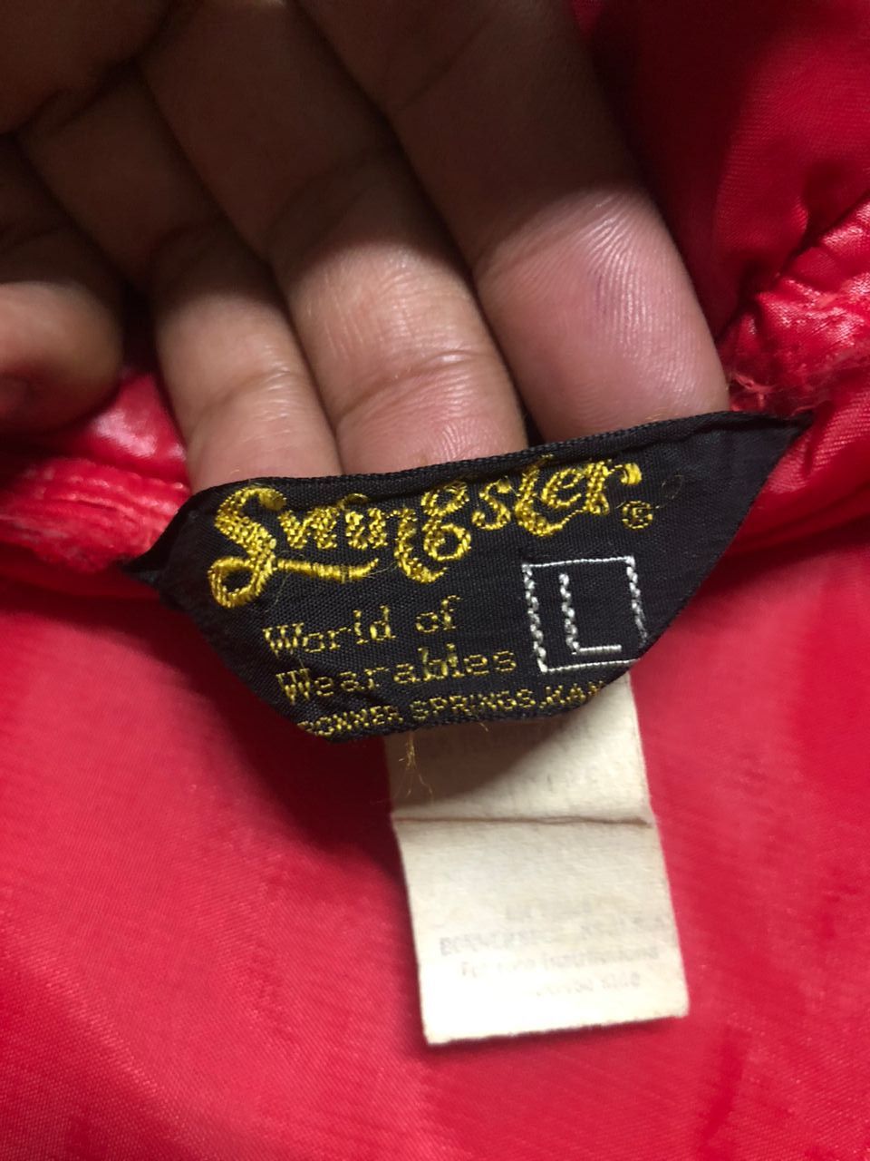 Swingster Vintage 70s/80s Motorsports Swingster Puffer Coat Jacket (L) Size US L / EU 52-54 / 3 - 20 Thumbnail