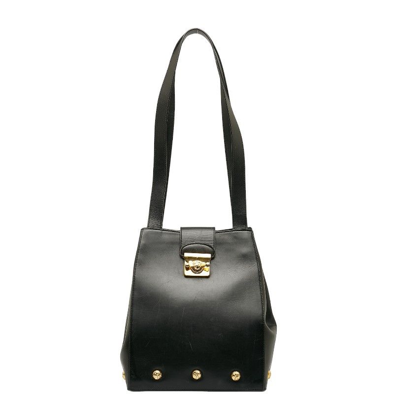 Salvatore Ferragamo Salvatore Ferragamo Salvatore Ferragamo Leather Studded Tote Bag AN215212 Leather Tote Bag AN215212 in Very Good Condition Size ONE SIZE - 1 Thumbnail