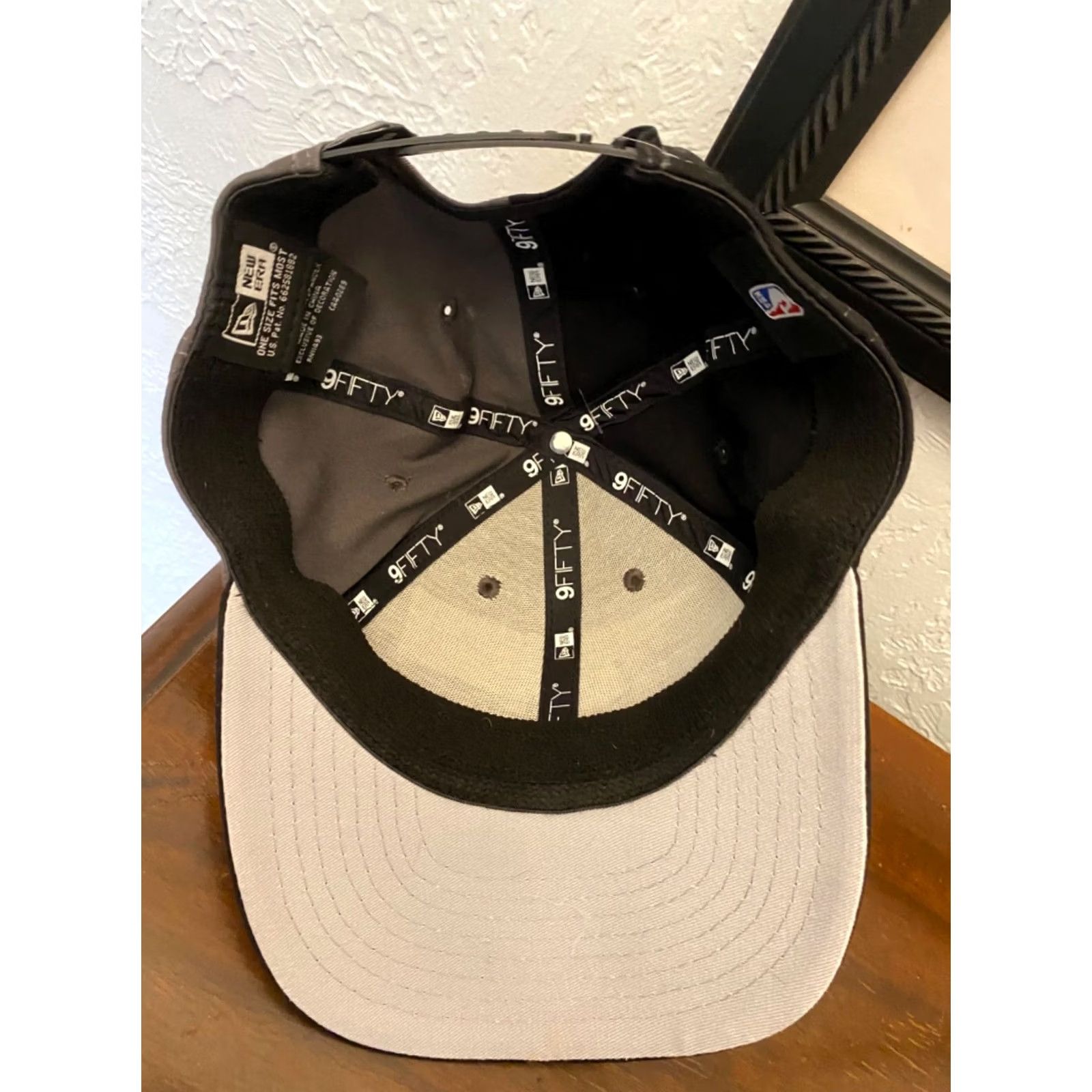 New Era Nike Brooklyn Nets NBA 9FIFTY Snapback Cap Hat - New Era Mens One Size Black Adjustable Vintage? No Size ONE SIZE - 4 Thumbnail