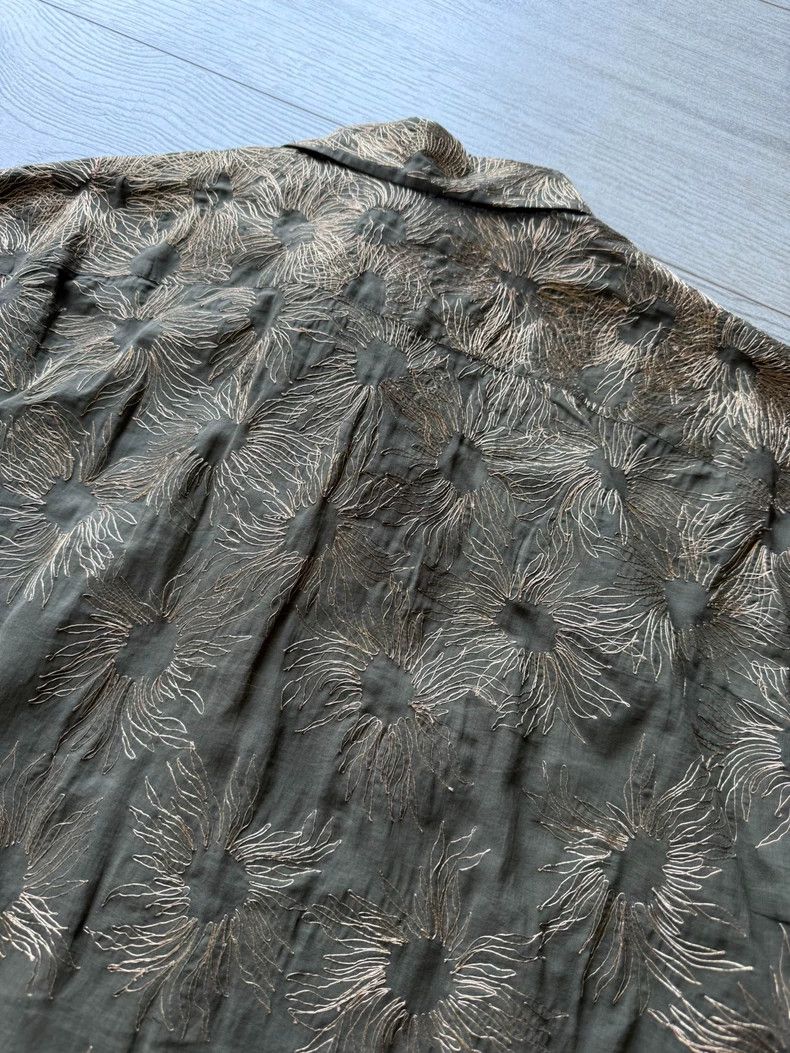 Dries Van Noten DRIES VAN NOTEN Golden embroidered shirt Size US M / EU 48-50 / 2 - 9 Thumbnail