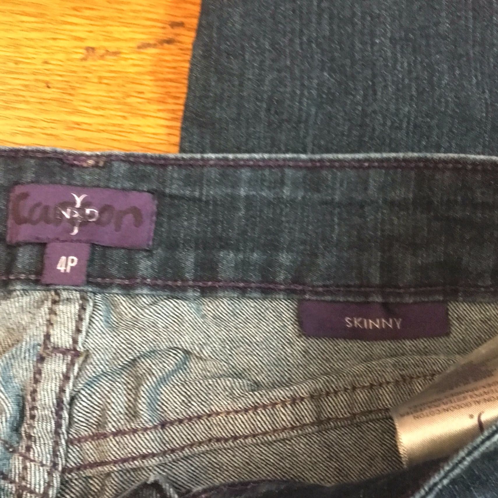 NYDJ NYDJ Denim Skinny Jeans 4P Womens Regular Flat Front Stretch Blue 28X26 Jeans Size 25" / US 0 / IT 36 - 7 Thumbnail