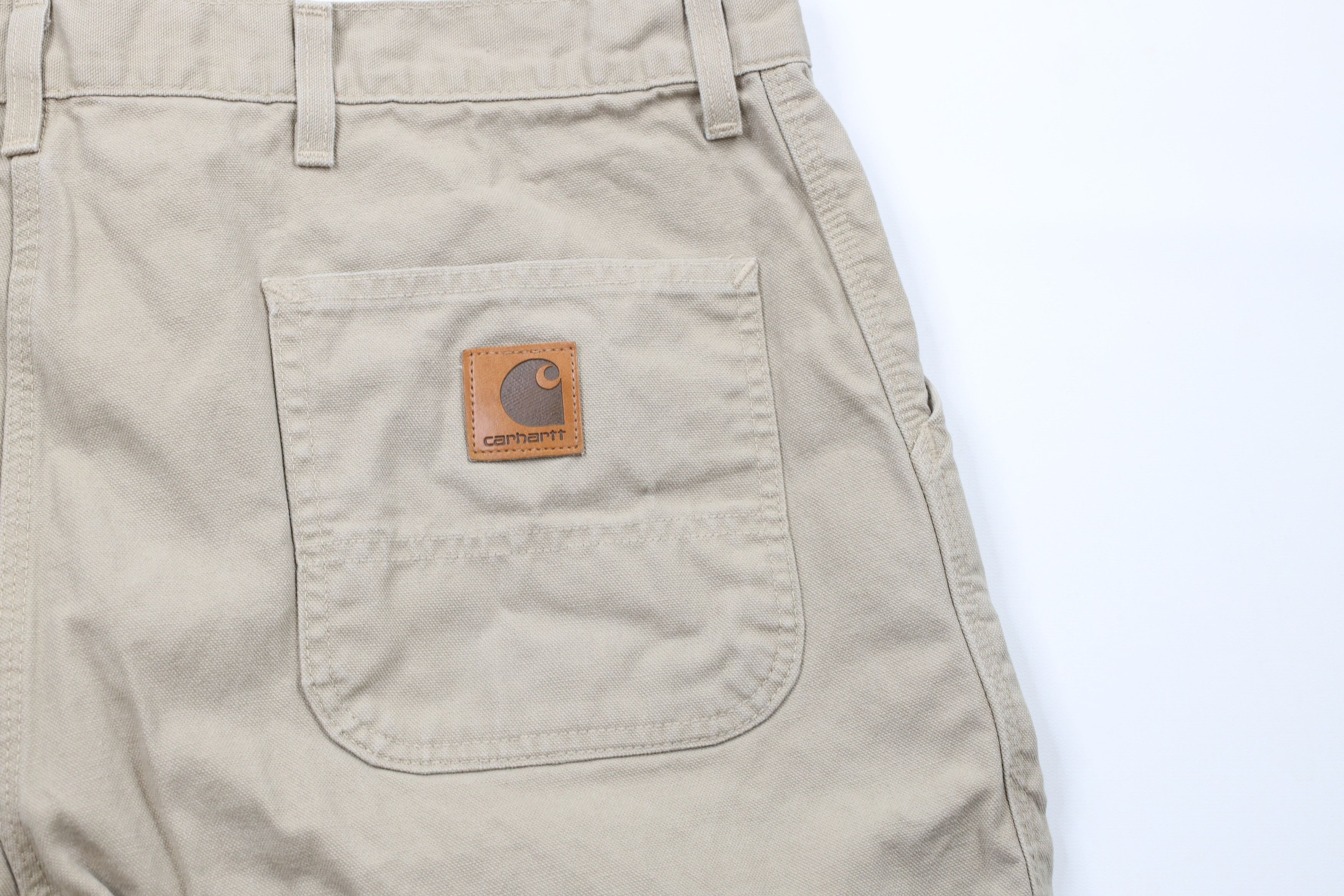 Carhartt × Vintage Vintage Y2K 2000 Carhartt Above Knee Shorts Beige USA Size US 44 / EU 60 - 10 Thumbnail