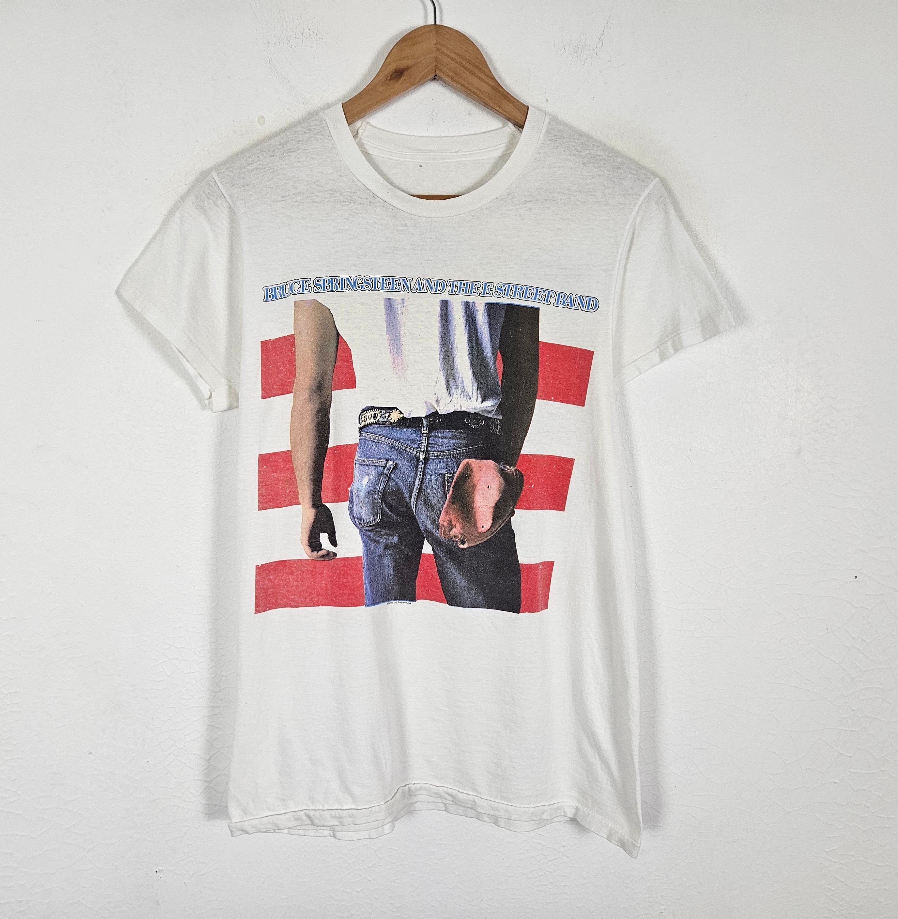 Band Tees Vintage 1985 Bruce Springsteen Tour T-Shirt Born in the USA Size US S / EU 44-46 / 1 - 3 Thumbnail