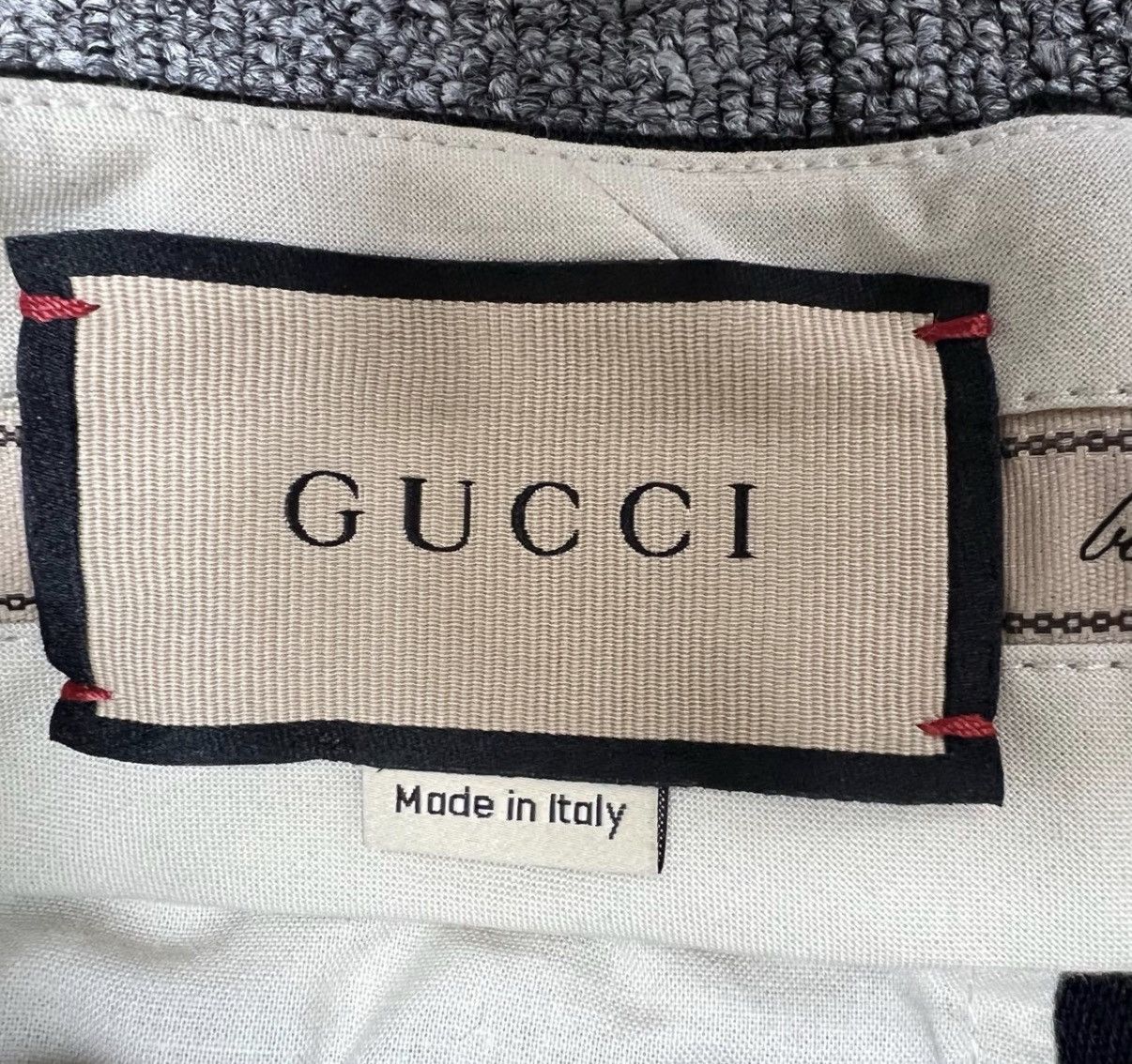 Gucci Gucci/Gold Logo Embroidered Shorts K12 Size 30" / US 8 / IT 44 - 6 Thumbnail