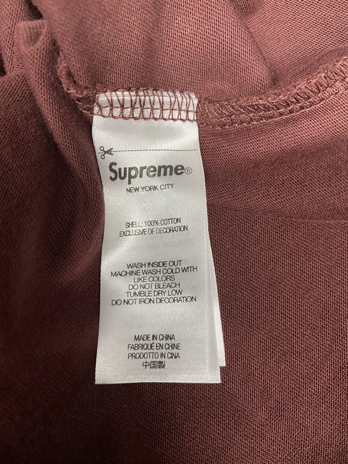 Supreme SUPREME NEW YORK LOGO TEE Size US S / EU 44-46 / 1 - 10 Thumbnail