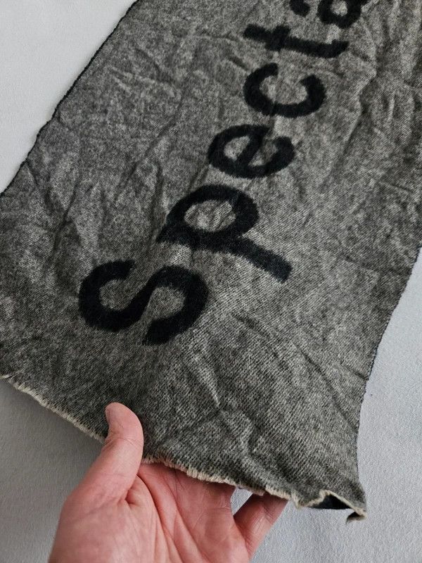 Acne Studios Gray black scarf acne studios lambswool Size ONE SIZE - 4 Thumbnail