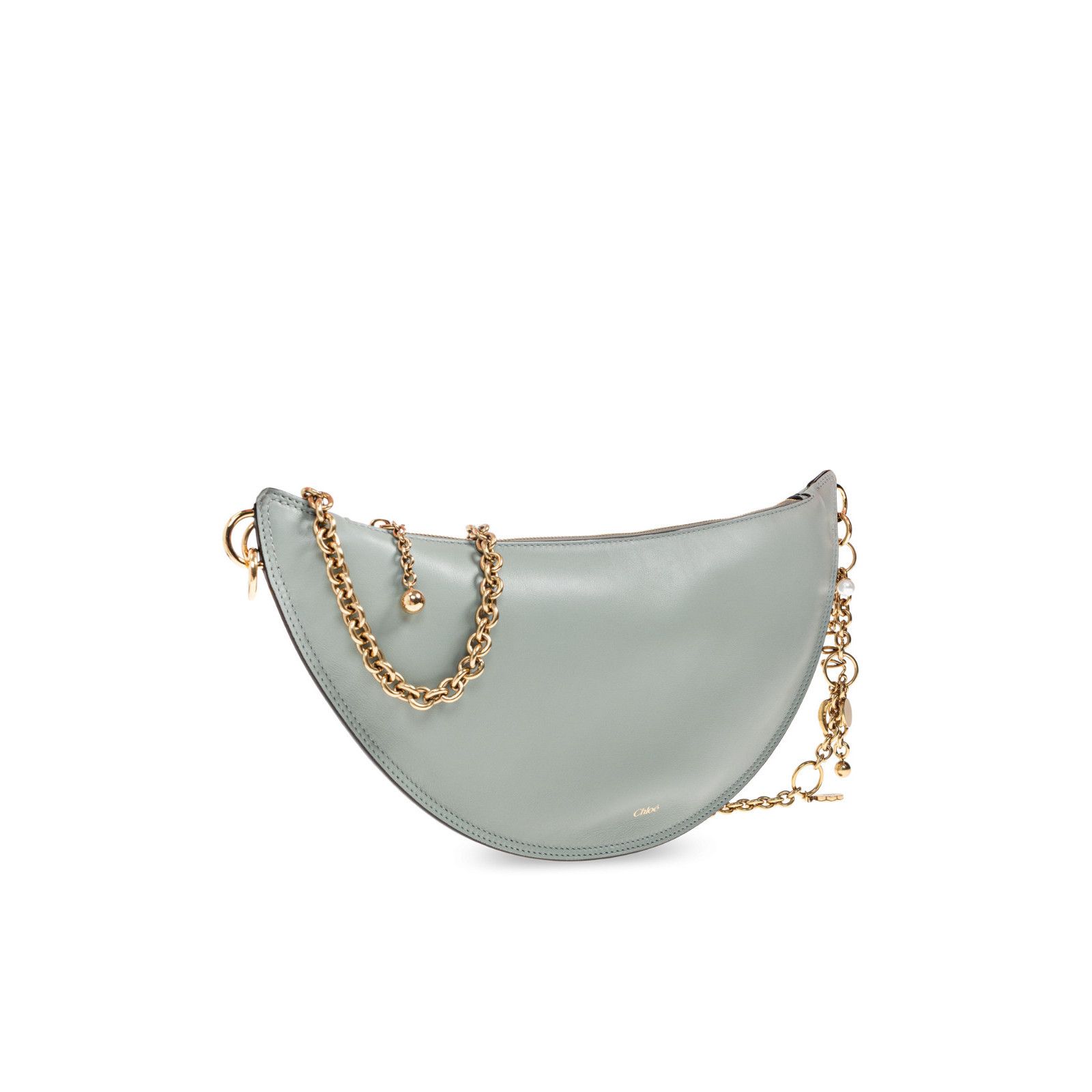 Chloe Chloe Icons Bluish Green Soft Leather Shoulder Bag New & Aut Size ONE SIZE - 3 Thumbnail