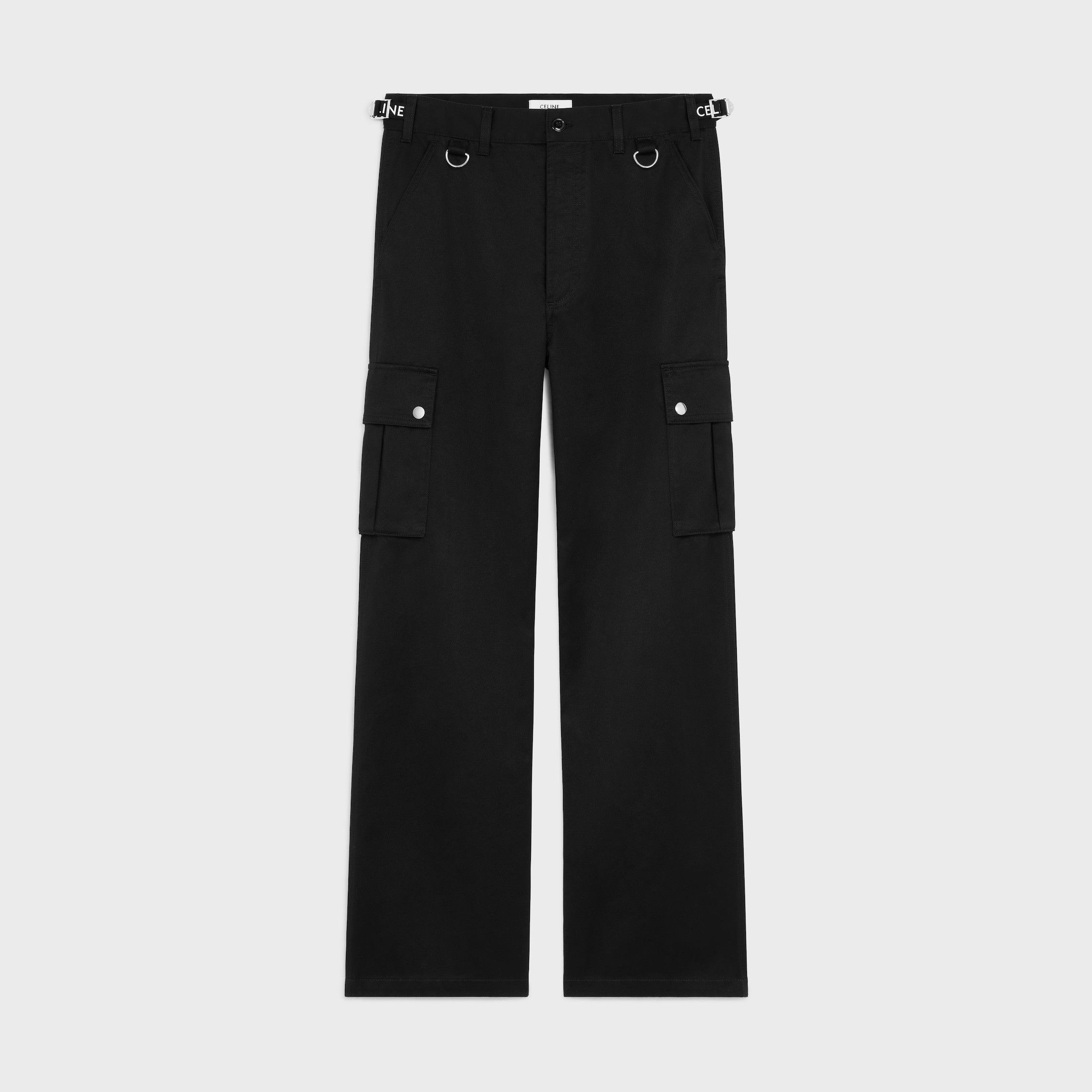 Celine CELINE CARGO PANTS IN COTTON black Size US 28 / EU 44 - 1 Thumbnail