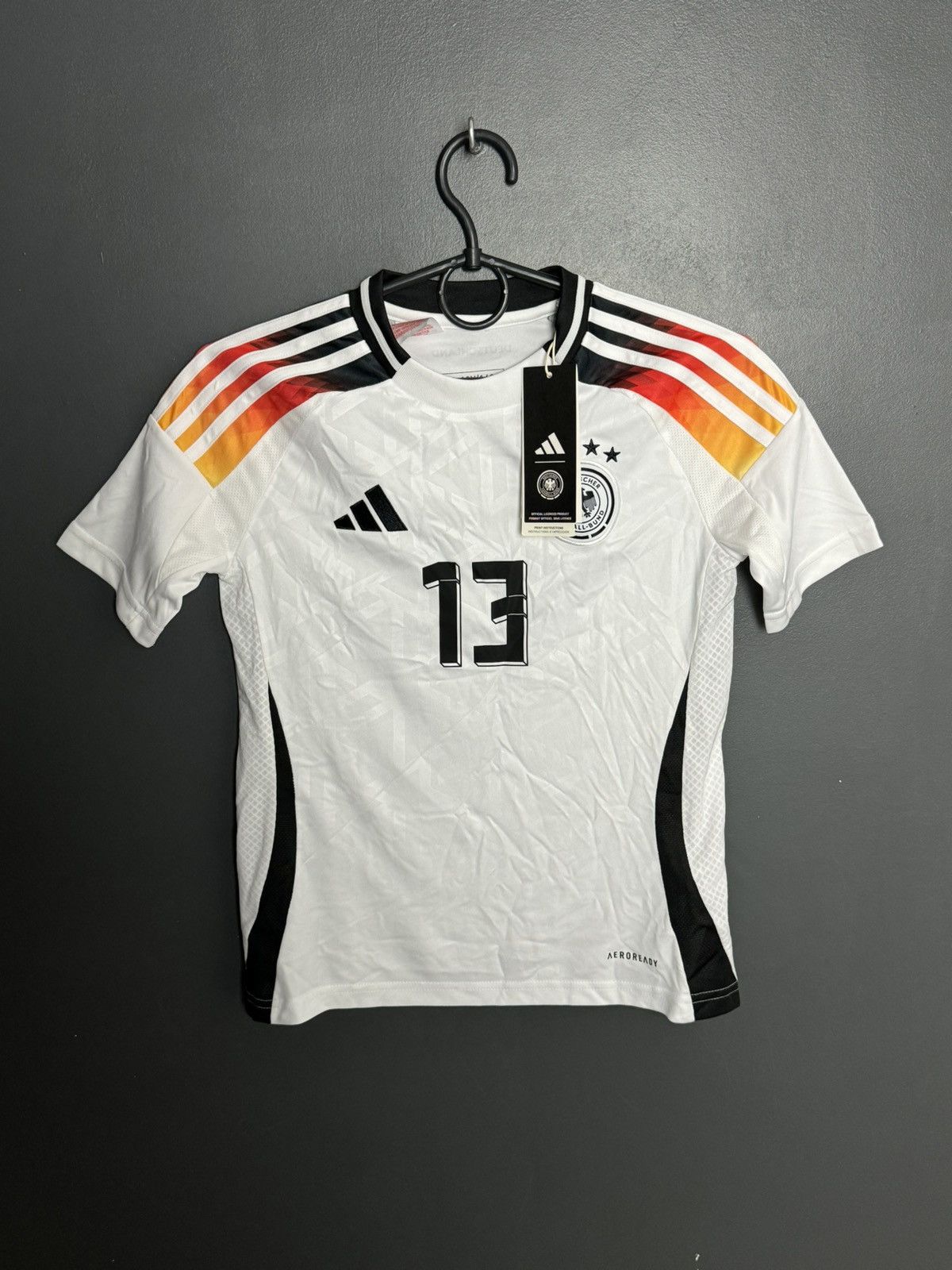Adidas KIDS New Germany 24/25 Home Muller Football Jersey T-Shirt Size US XS / EU 42 / 0 - 2 Thumbnail