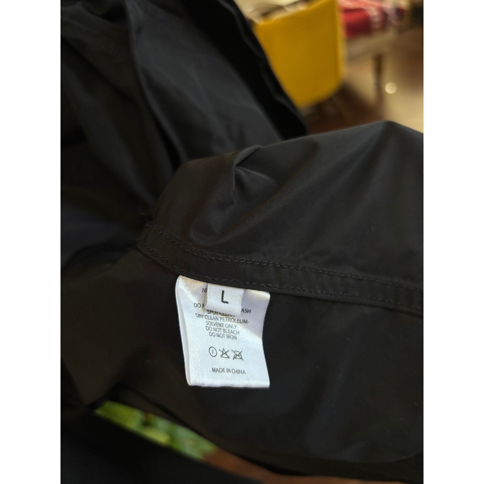 Other 321 Black Belted Lightweight Trench Jacket Size L Size US L / EU 52-54 / 3 - 4 Thumbnail