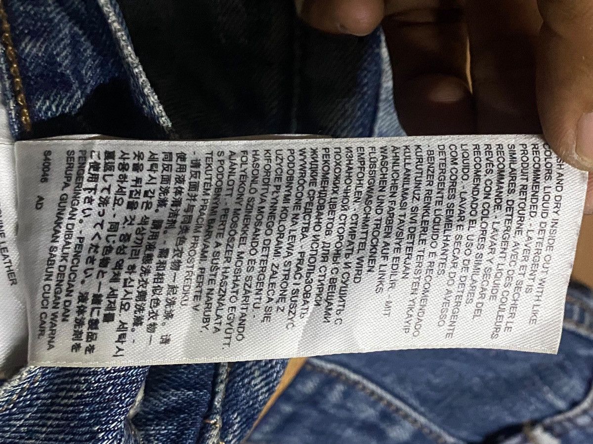 Levi's Vintage Clothing Vintage Levis 501 Mud Wash Y2K Loose Ripped Jeans Size US 33 - 22 Thumbnail