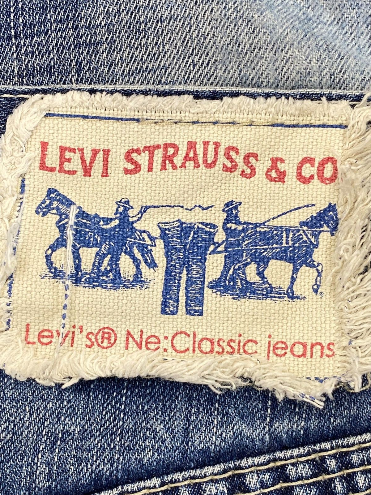 Levi's Levi’s Faded Blue Wash Ripped Style Loose Jeans Size US 29 - 12 Thumbnail