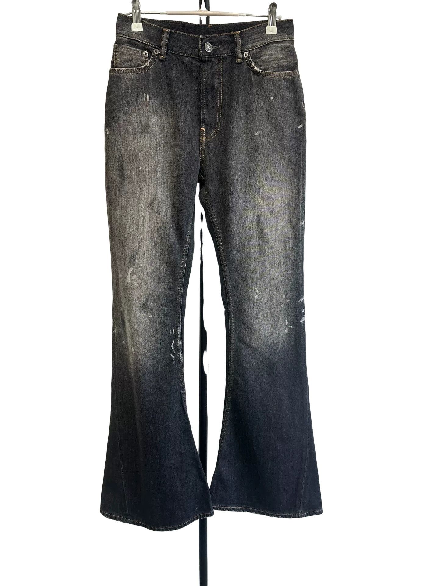 Acne Studios Acne Studios Black Trafalgar Flare Jeans XS Size 25" / US 0 / IT 36 - 1 Thumbnail