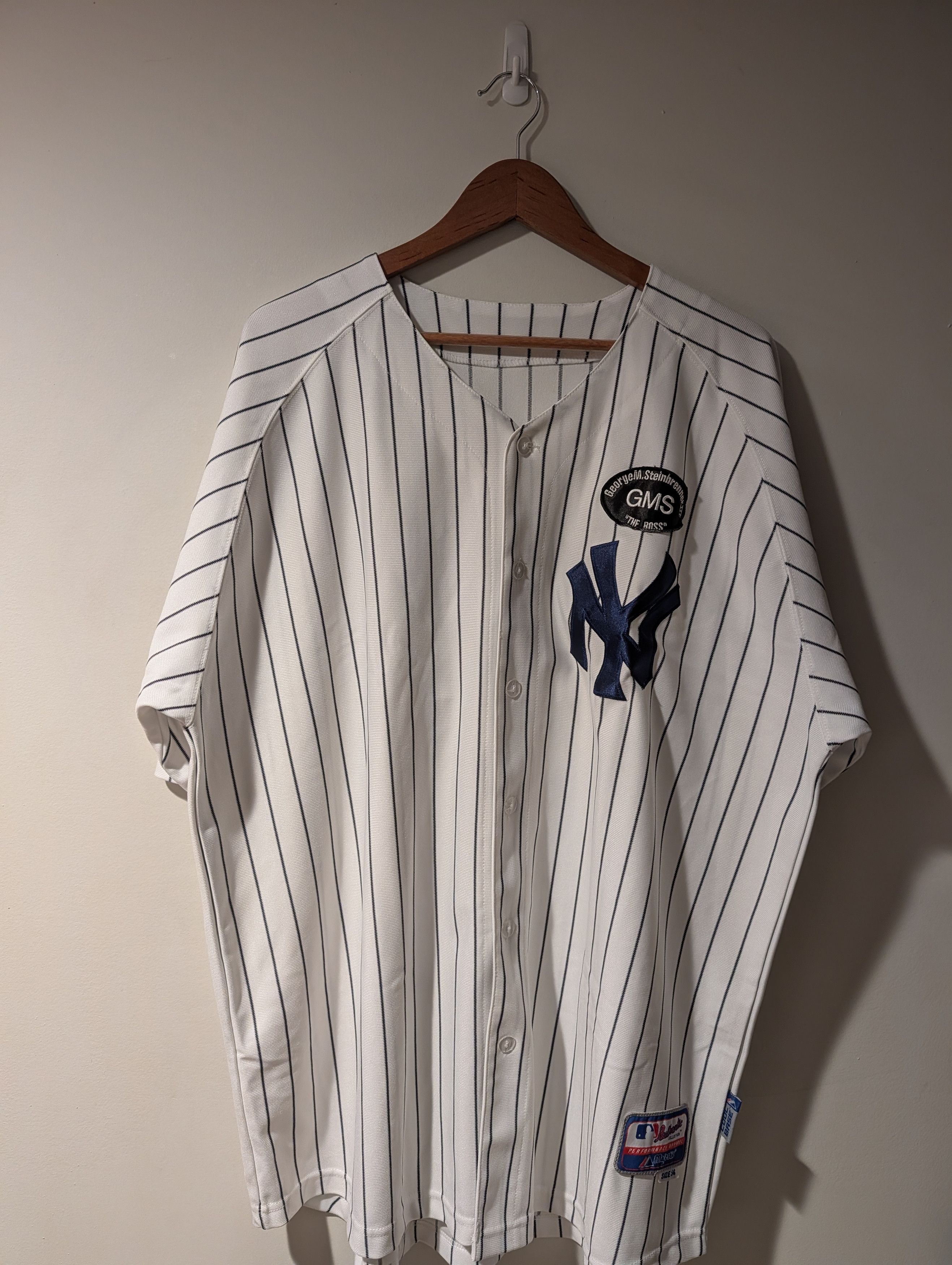 New York Yankees Majestic Derek Jeter New York Yankees Jersey Steinbrenner Size US XXL / EU 58 / 5 - 1 Thumbnail