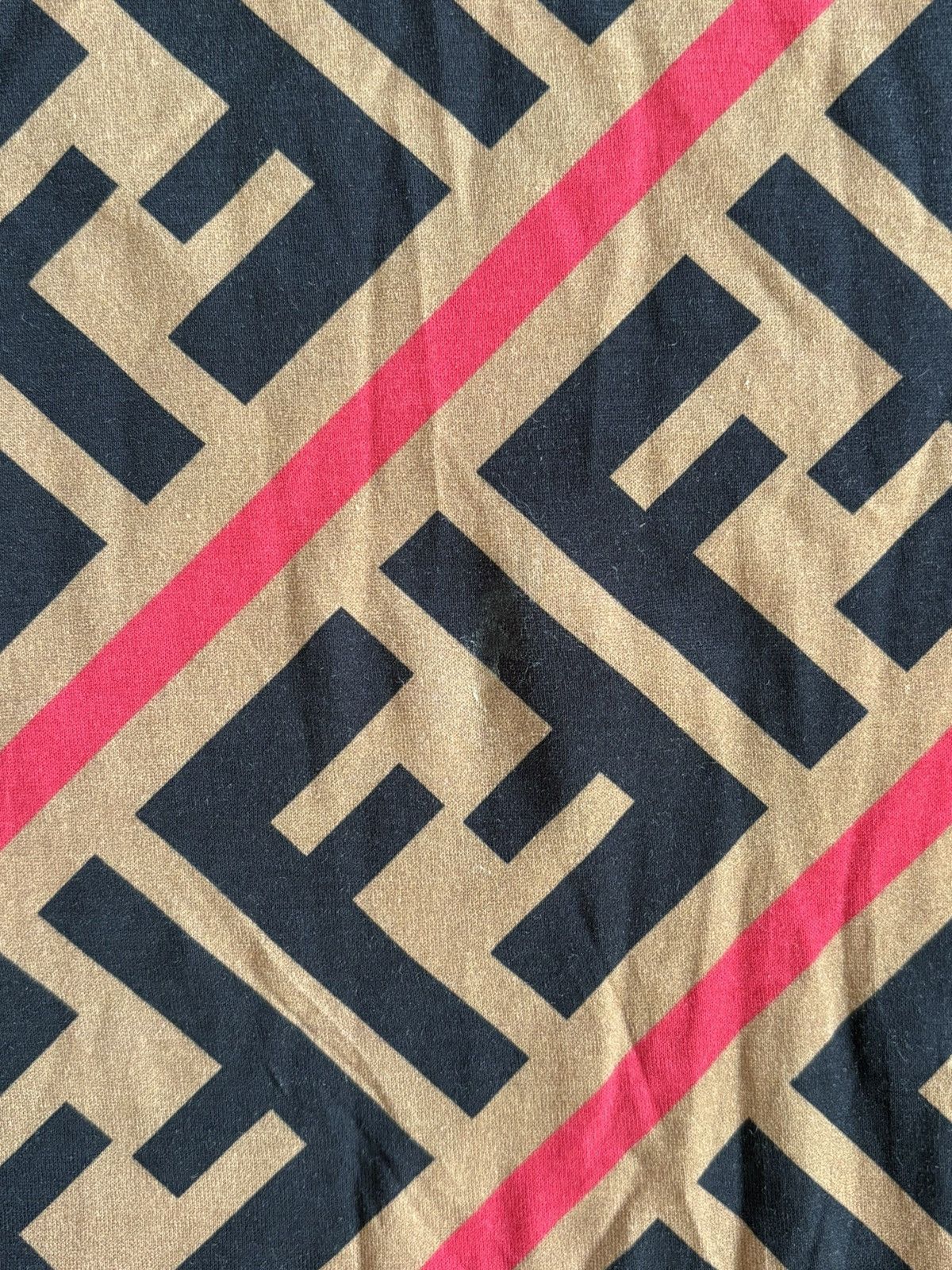 Fendi FF Monogram T-Shirt Size US XS / EU 42 / 0 - 6 Thumbnail