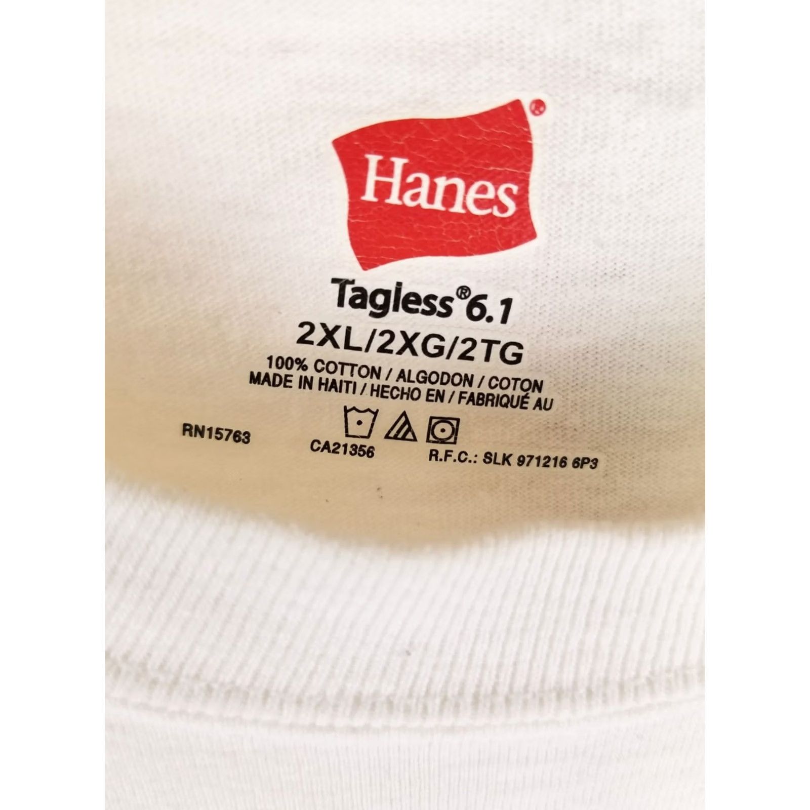 Hanes VINTAGE Y2K ED ROTH RAT FINK NOVA BAD BOYS HOT ROD WHITE COTTON T-SHIRT SZ XXL Men T-Shirt Size 2XL White Cotton Vintage Mens Size US XXL / EU 58 / 5 - 5 Thumbnail
