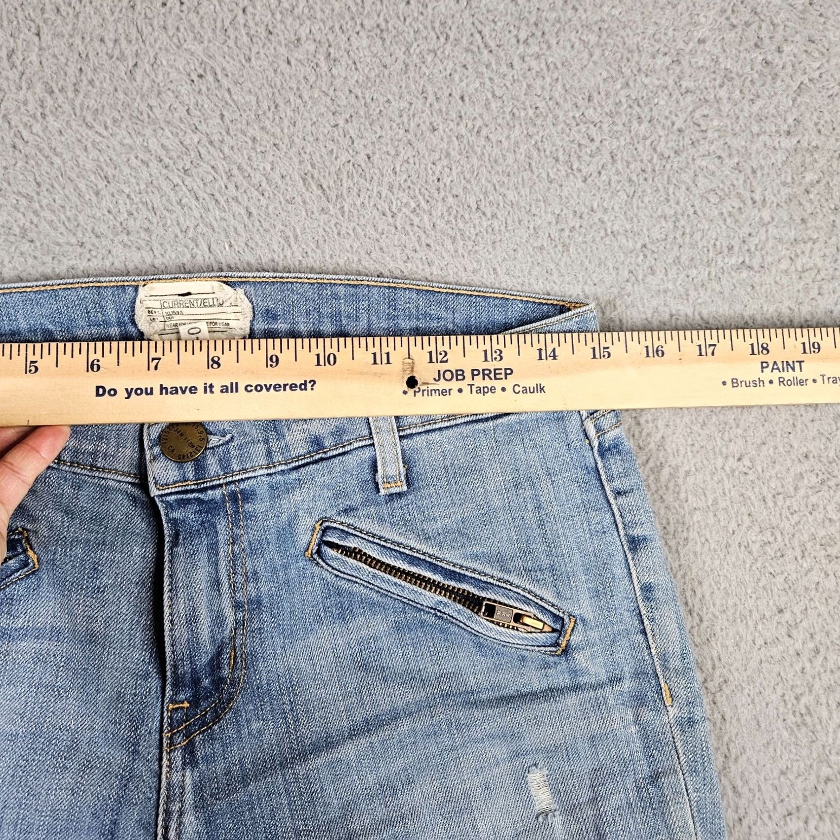 Vintage Current Elliott Jeans Women’s The Silverlake Zip Five Pockets Casual Size 28 Blue Regular 28 Denim Pants Size 28" / US 6 / IT 42 - 3 Thumbnail