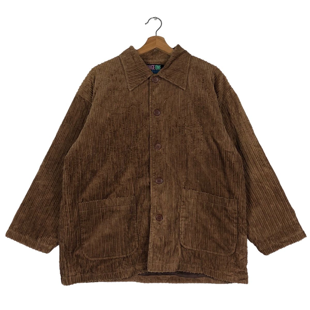 Japanese Brand 🔥Vtg Corduroy Jacket Chore Page One Part III Issey Miyake Size US M / EU 48-50 / 2 - 1 Thumbnail