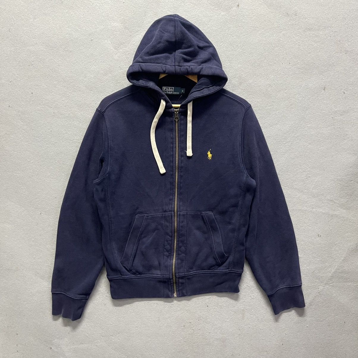 Polo Ralph Lauren Vintage Polo by Ralph Lauren Full-Zip Hoodie – Navy (Size S) Size US S / EU 44-46 / 1 - 1 Thumbnail