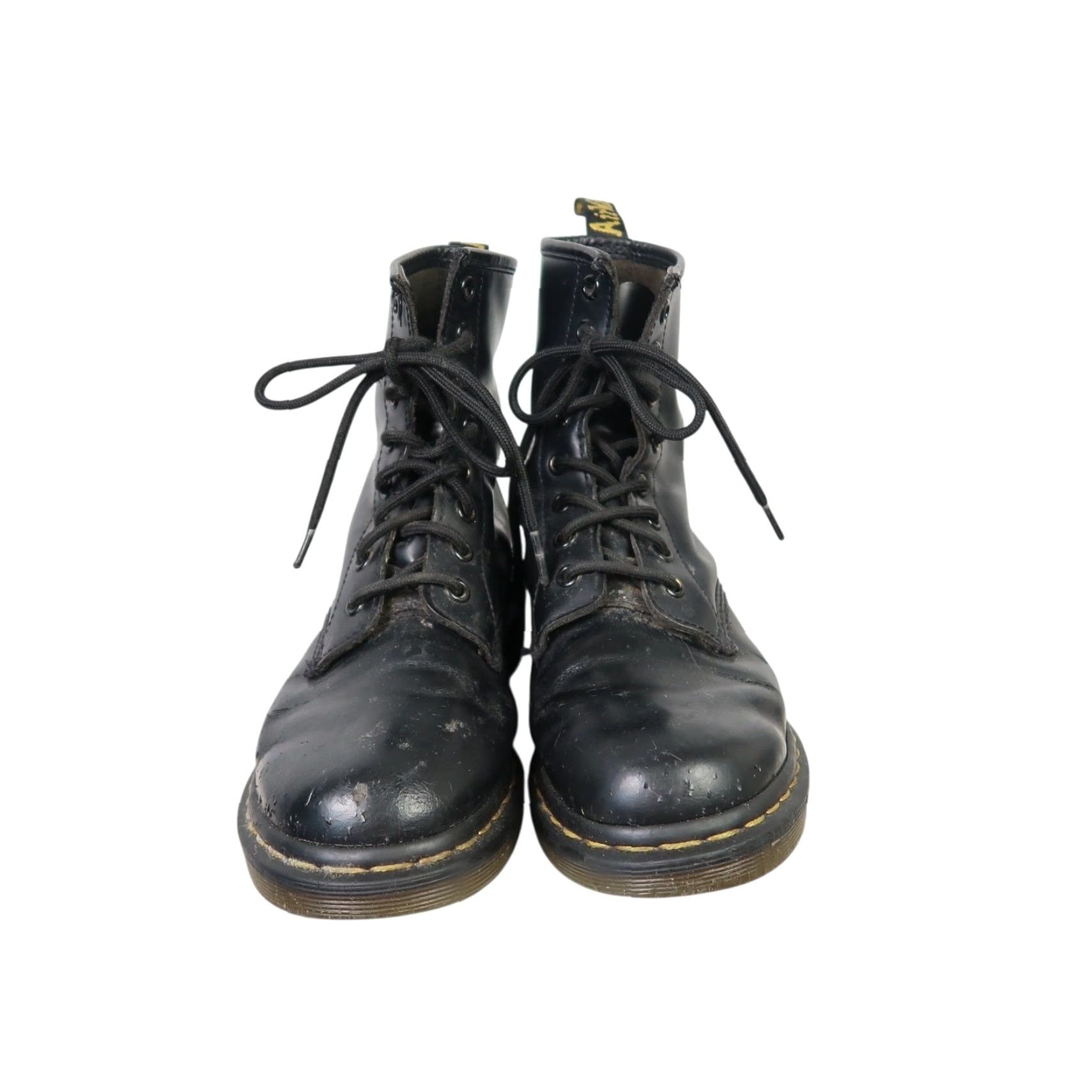 Dr. Martens Dr. Martens 1460 Smooth Leather Lace-Up Boots Black Womens US 7 Boot Women Casual 7 Black Smth? Size US 7 / IT 37 - 2 Thumbnail