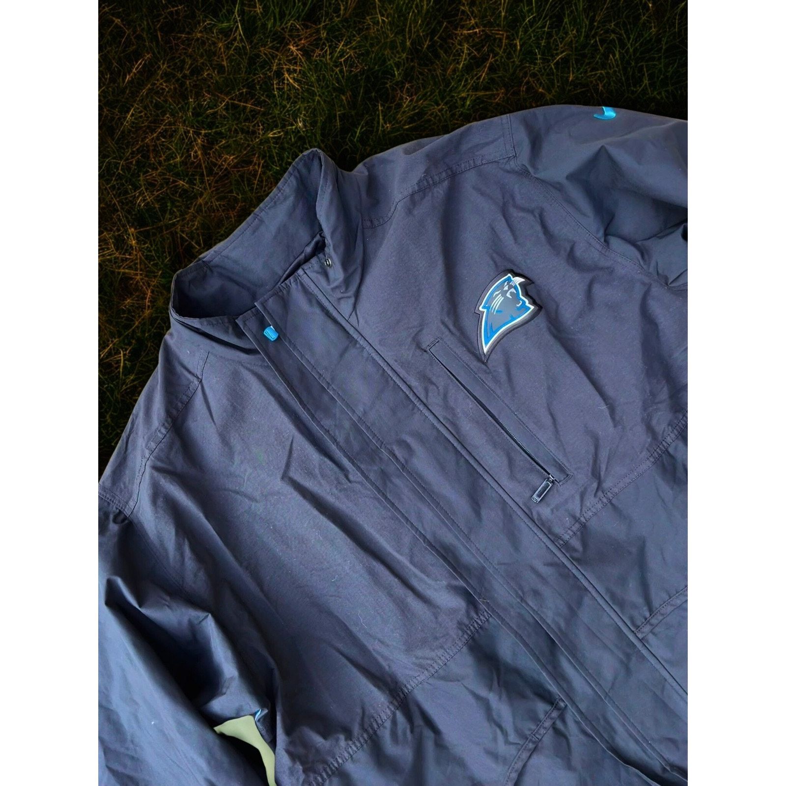 Nike Carolina Panthers Nike Pro Line Jacket XL USA Team Issue Size US XL / EU 56 / 4 - 2 Thumbnail