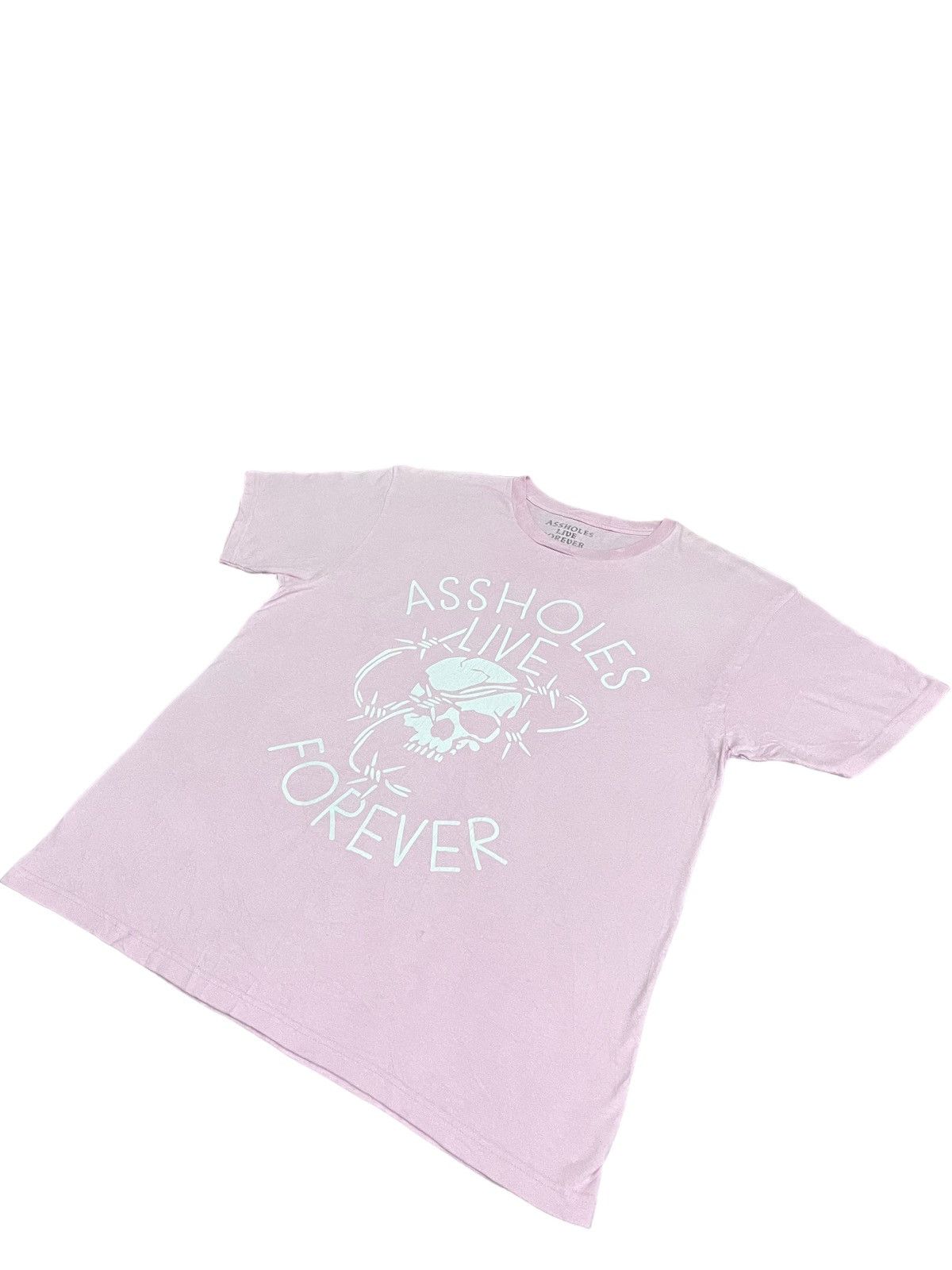 Japanese Brand × Vintage Streerwear Asshole Live Forever T-shirt Size US L / EU 52-54 / 3 - 2 Thumbnail