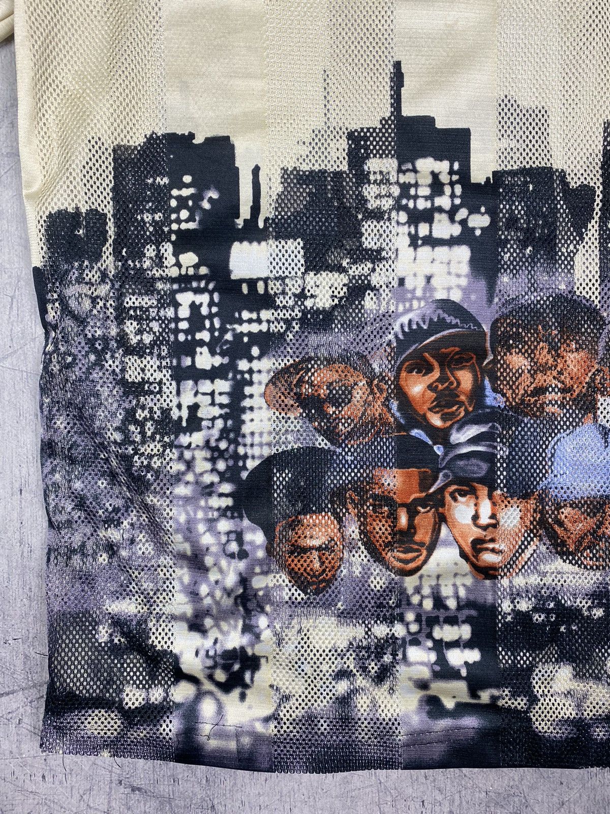 Rap Tees Vintage Rap y2k hip hop mesh Jersey tee 90’s Size US L / EU 52-54 / 3 - 6 Thumbnail