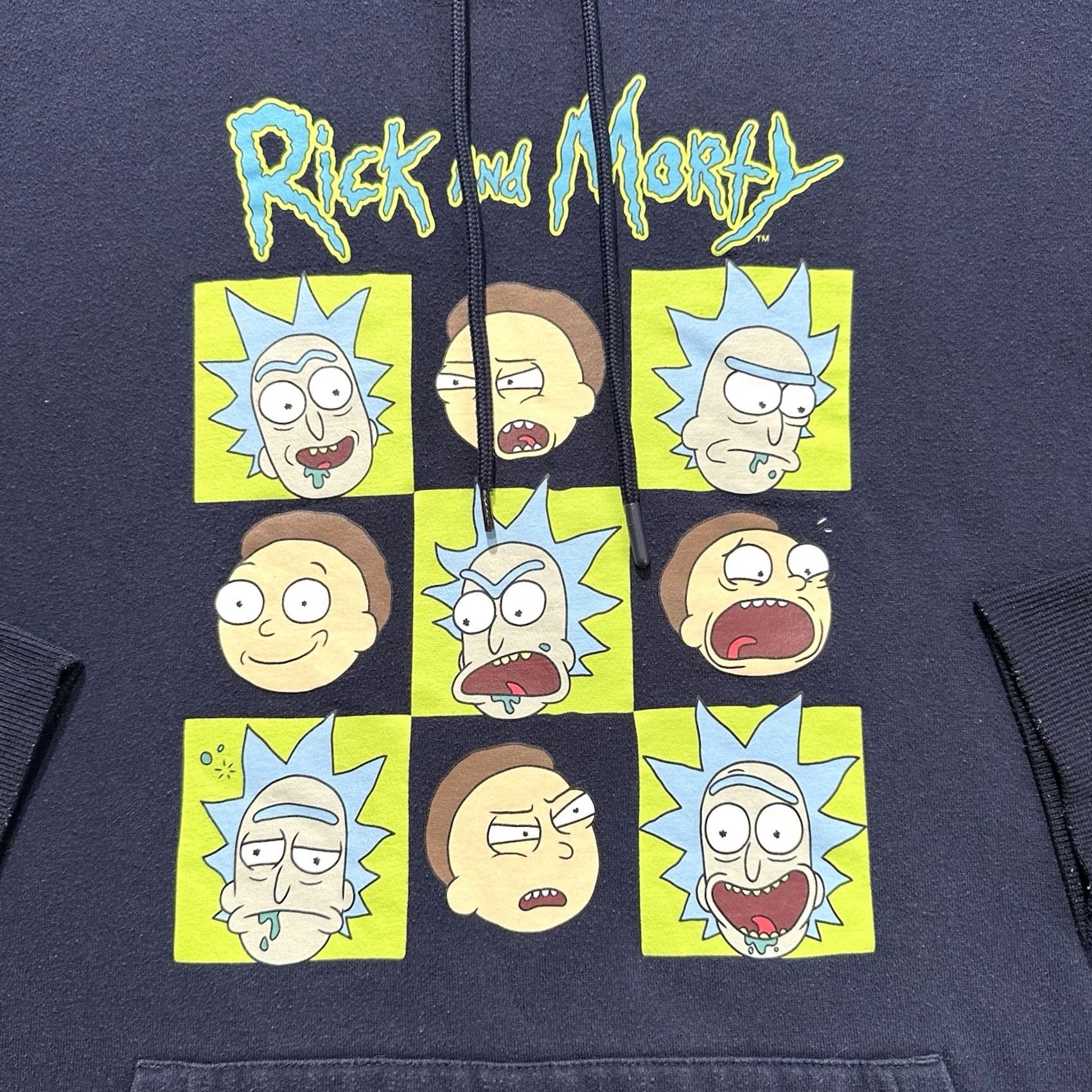 Vintage Rick and Morty Sweatshirt Mens XL Navy Blue Cartoon Pullover Adult Swim Fleece Size US XL / EU 56 / 4 - 3 Thumbnail
