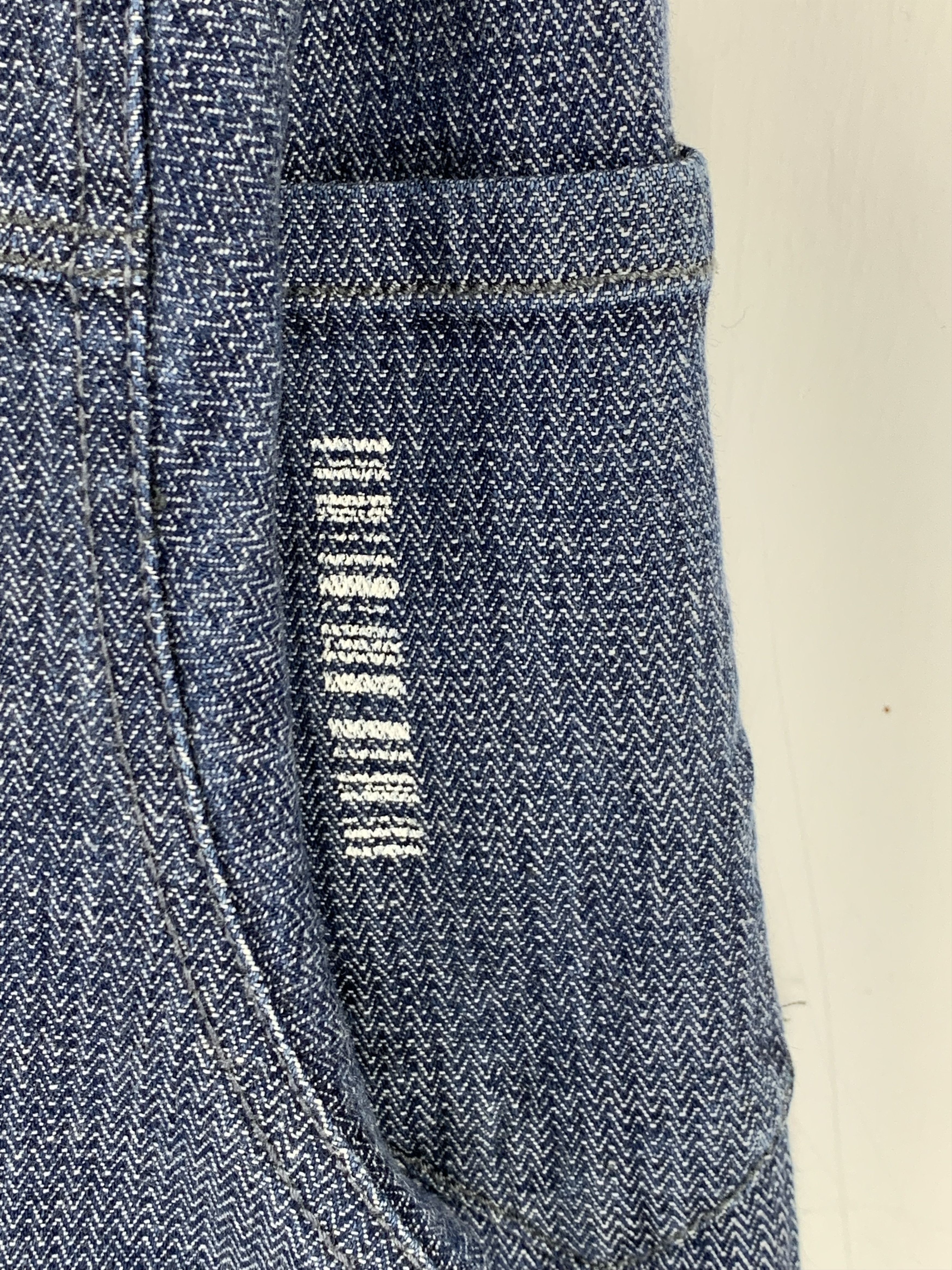 Japanese Brand Vintage Dogman Strech 3D Denim Workers Jacket J1541 Size US L / EU 52-54 / 3 - 8 Thumbnail