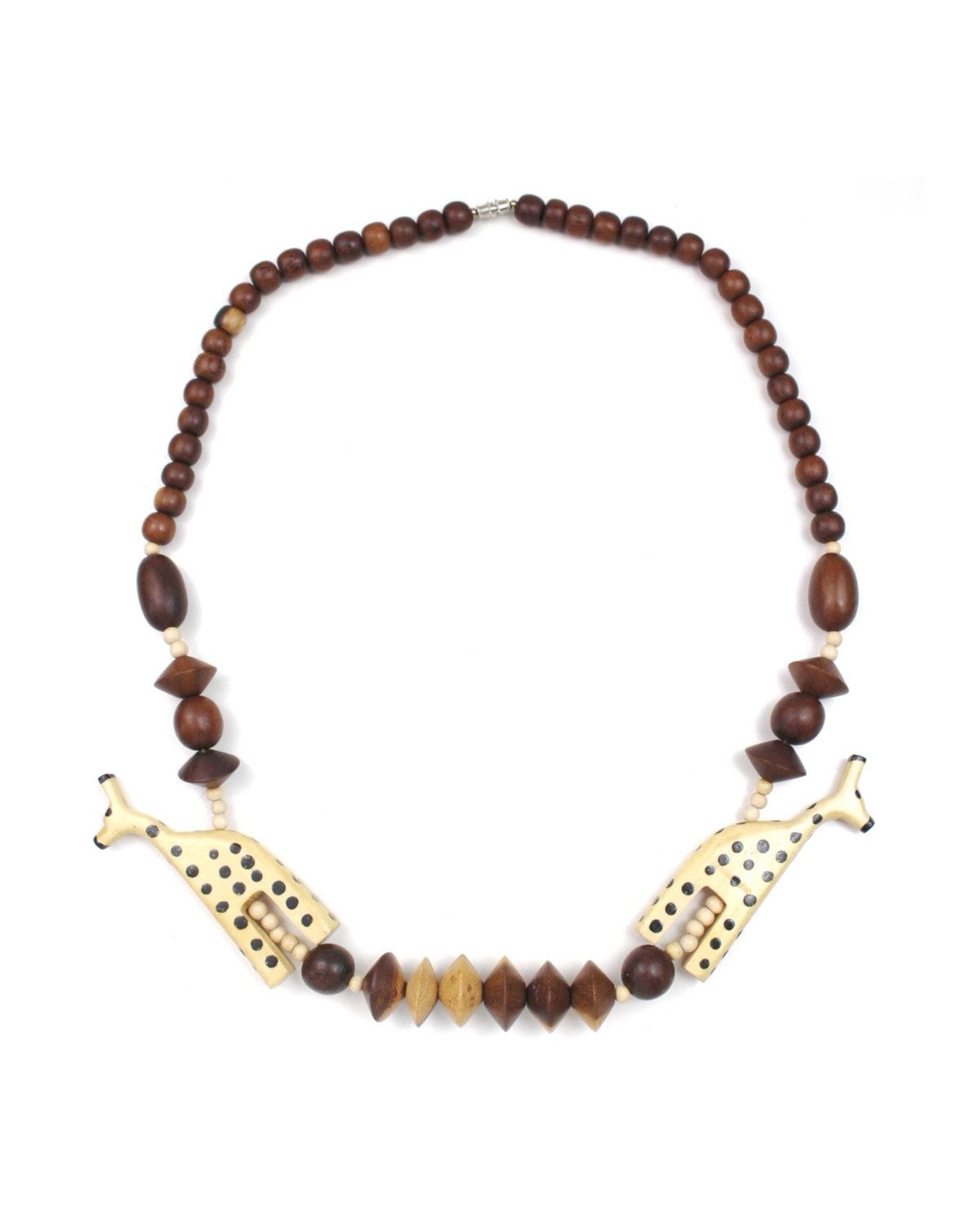 Hysteric Glamour 2000S JAPANESE MADE FOLK GIRAFFE BEADED STATEMENT NECKLACE Size ONE SIZE - 1 Thumbnail