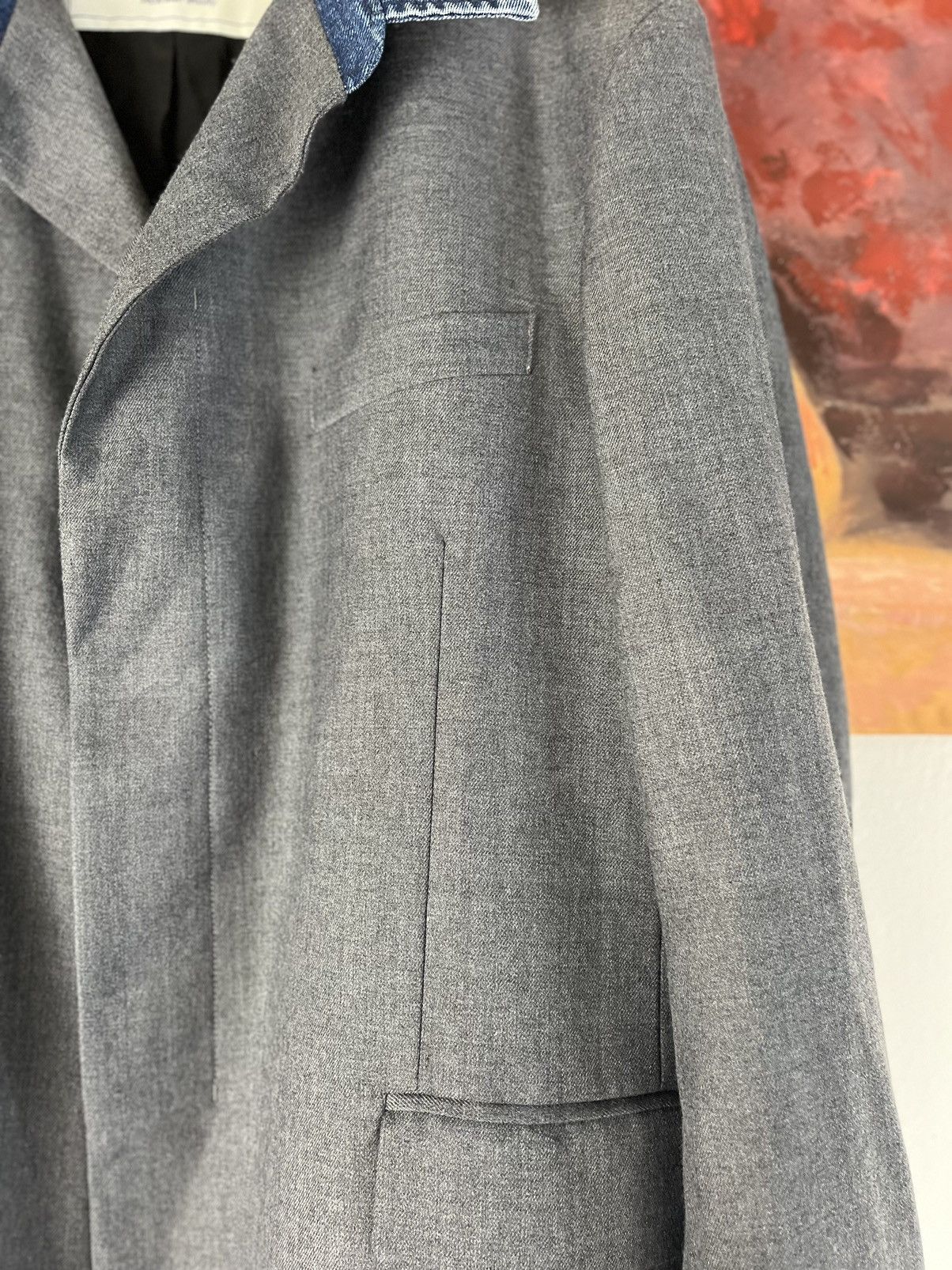 Diesel Diesel For Successful Living Men’s Gray Blazer Size Men’s 52 Size 52R - 2 Thumbnail