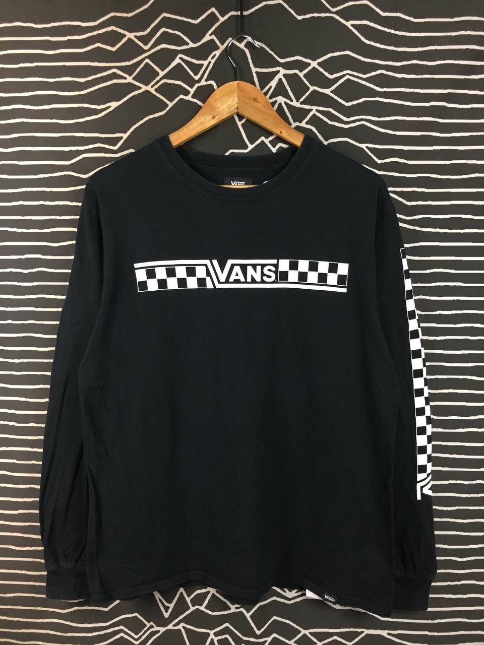 Vans Vans Off The Wall Checkerboard Long Sleeve Tee Size US M / EU 48-50 / 2 - 1 Thumbnail