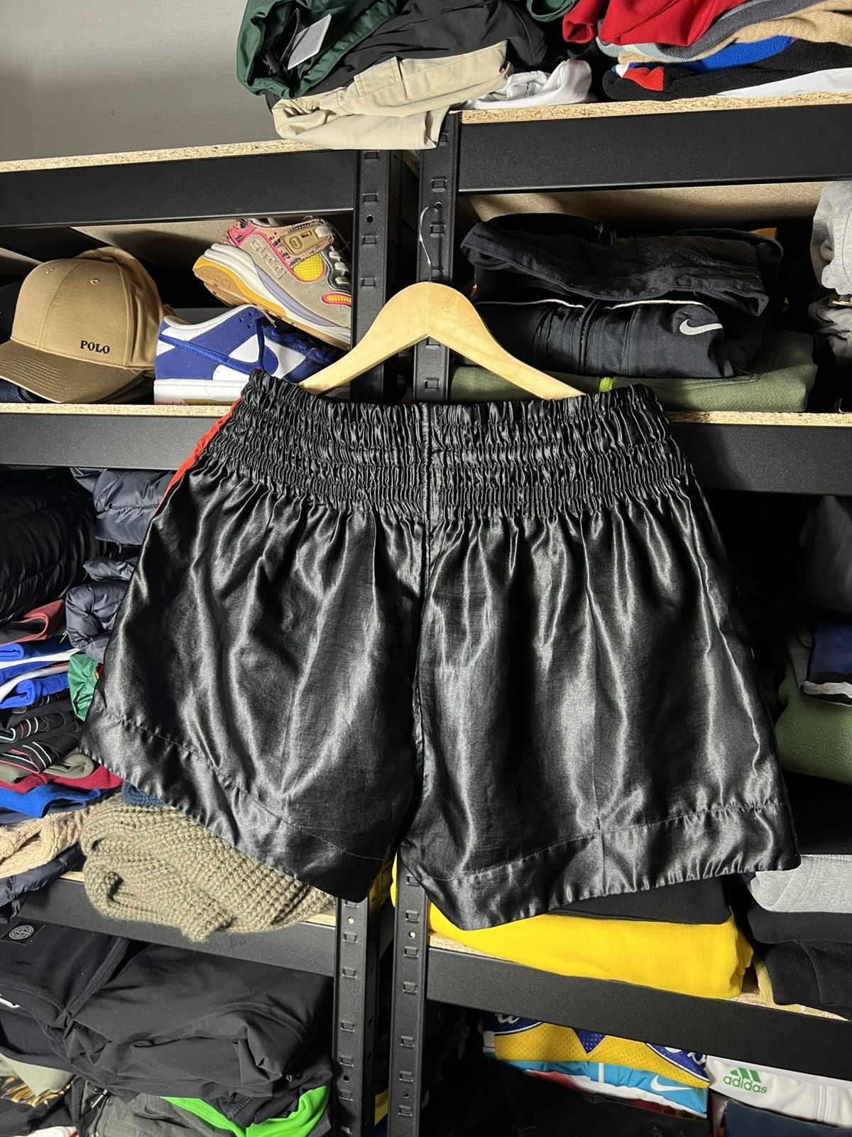 Japanese Brand LEONE Muay Thai Shorts Boxing Trunks BlackGold Vintage Style Size US 34 / EU 50 - 5 Thumbnail