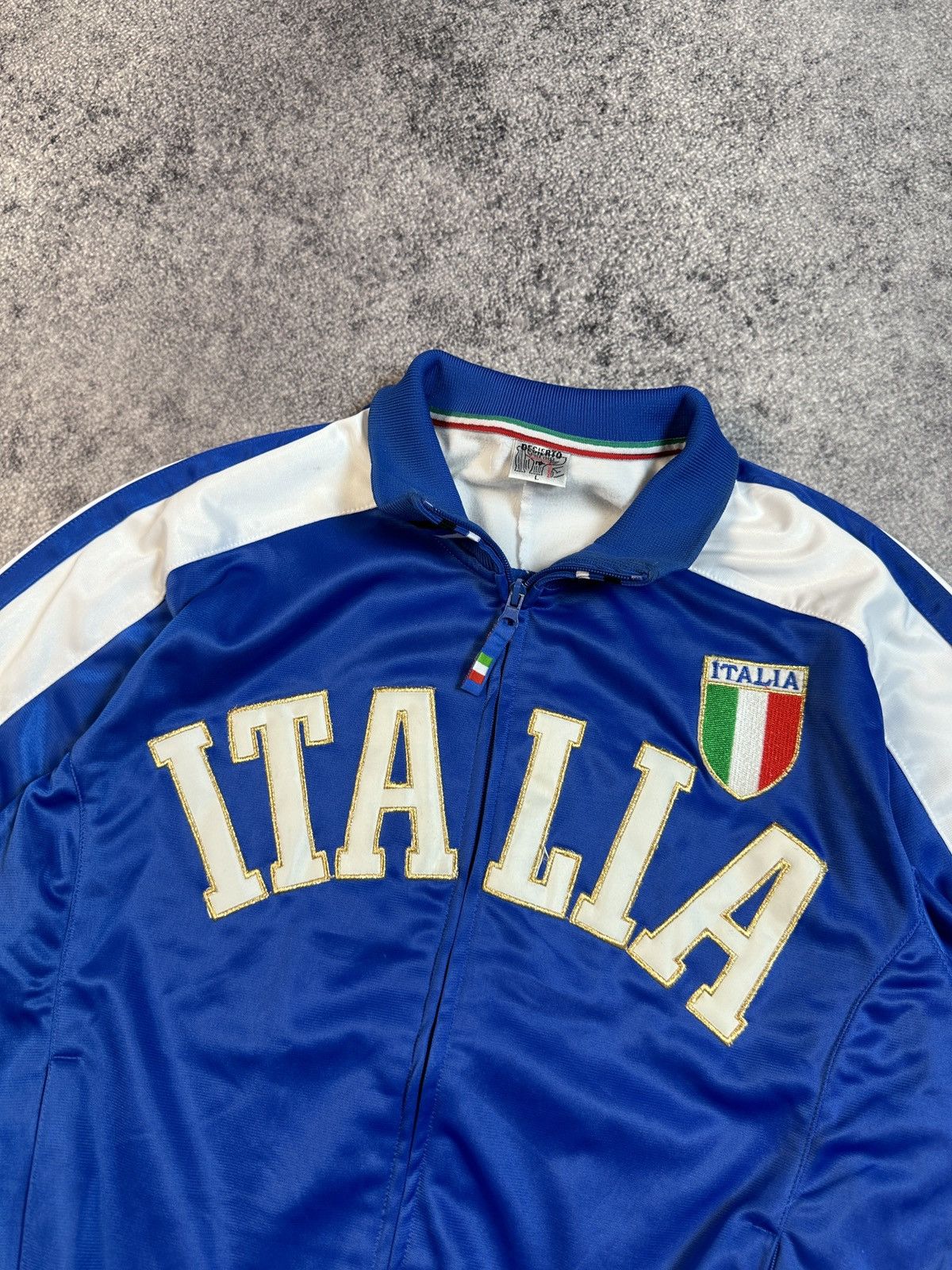 Vintage Y2K Italy Logo Zip Up Jackets Streetwear Rare Casual VTg L Size US L / EU 52-54 / 3 - 2 Thumbnail