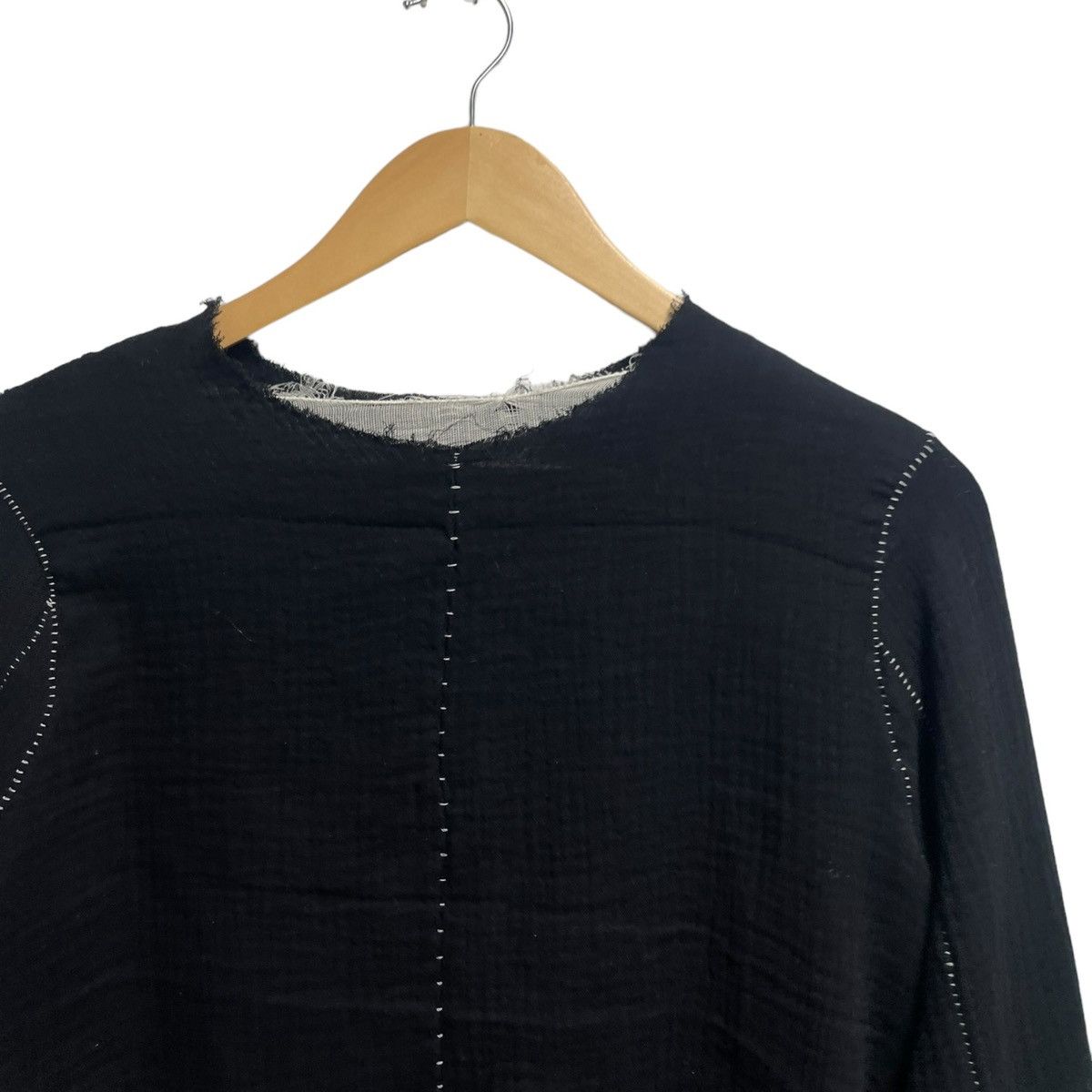 Designer Thaimai layered overlock stitch Longsleeve Size US S / EU 44-46 / 1 - 2 Thumbnail