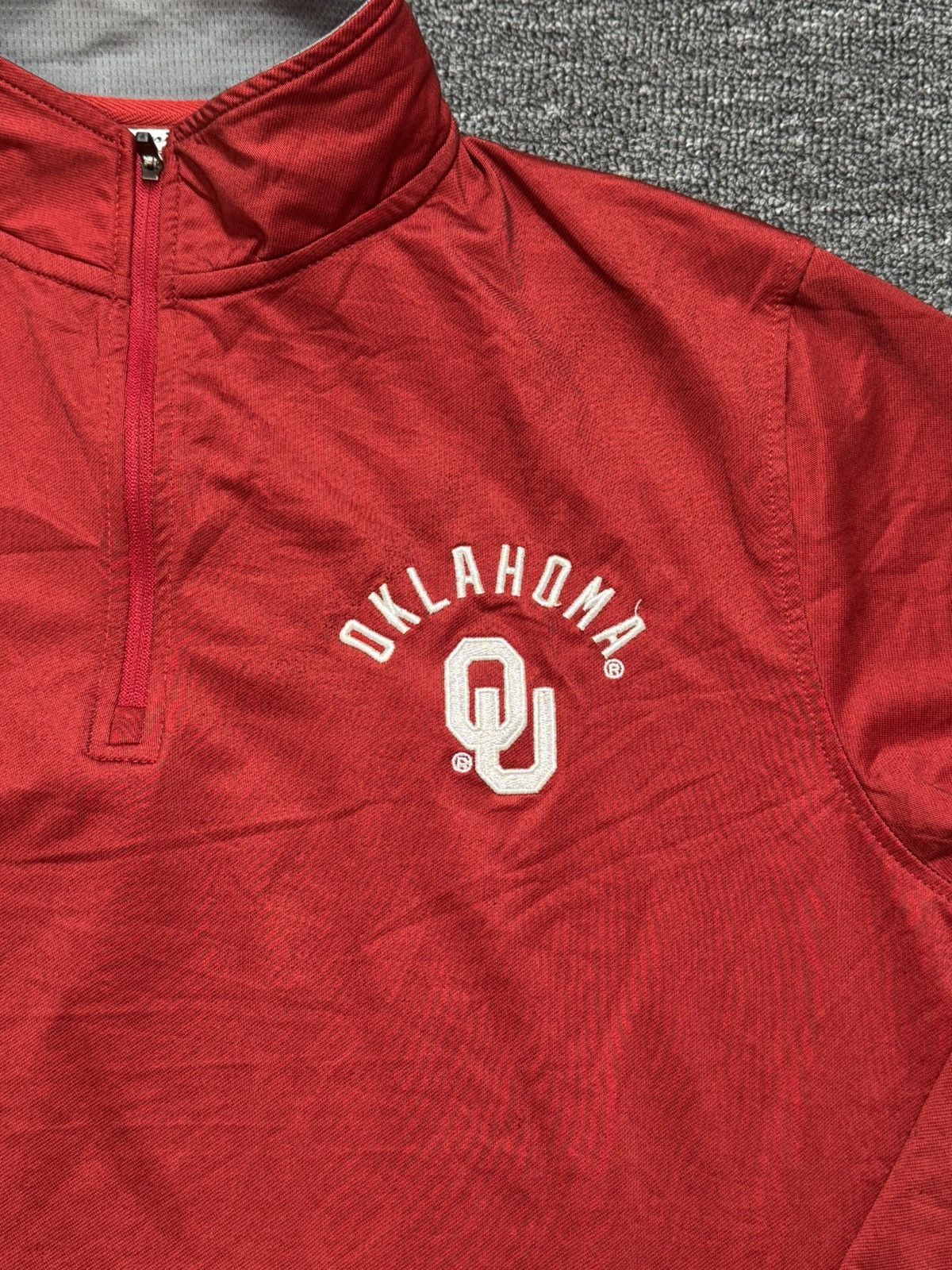 Champion × NCAA Champion Oklahoma Sooners 1/4 Zip Pullover NCAA College Size US M / EU 48-50 / 2 - 4 Thumbnail