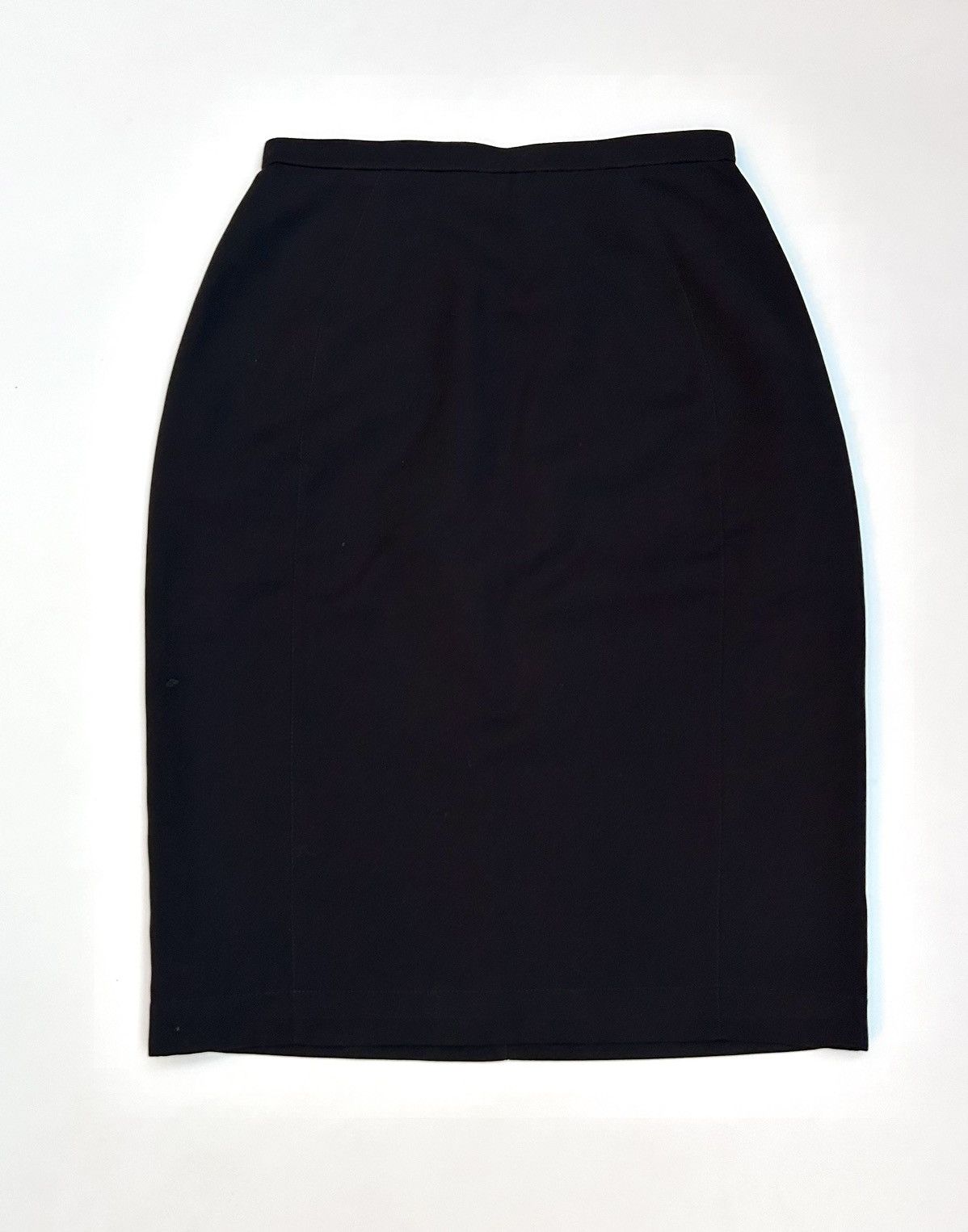 Mugler × Thierry Mugler × Vintage Vintage 80’s Thierry Mugler Midi Pencil Skirt Made In France Size 26" / US 2 / IT 38 - 1 Thumbnail