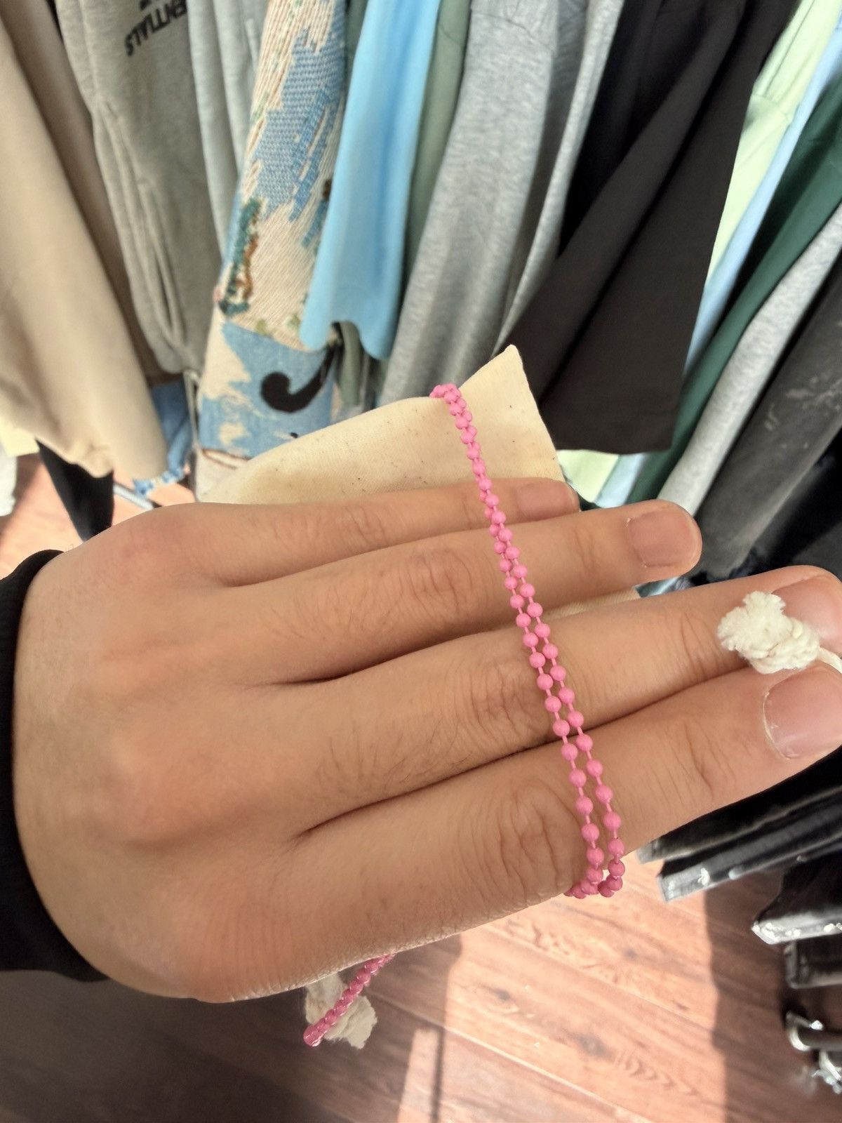 Chrome Hearts Chrome Heart Crossball Chain Silicone Pink Size ONE SIZE - 3 Thumbnail