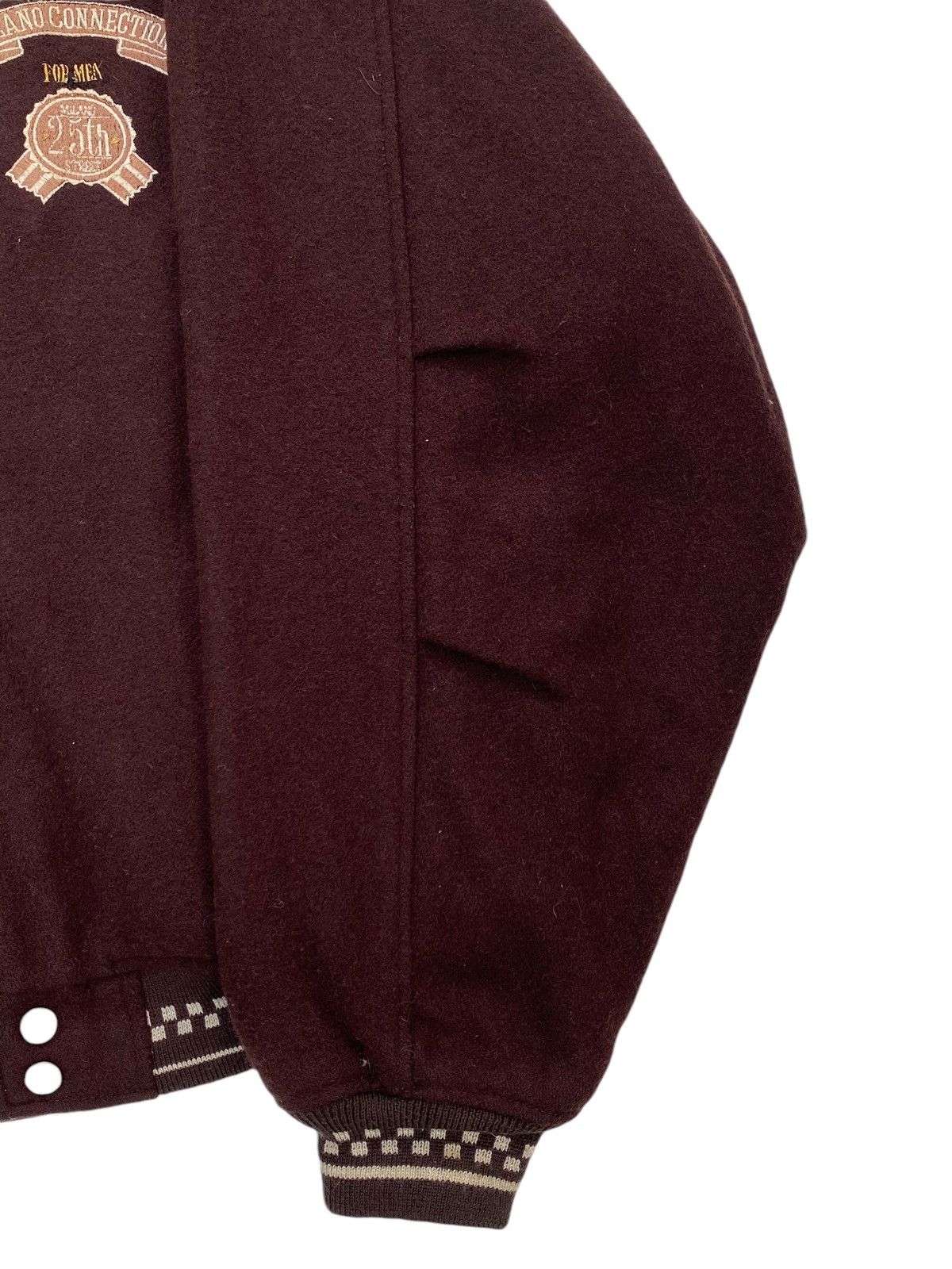 Vintage Vtg Milano Connection Wool Varsity Jacket Size US L / EU 52-54 / 3 - 5 Thumbnail