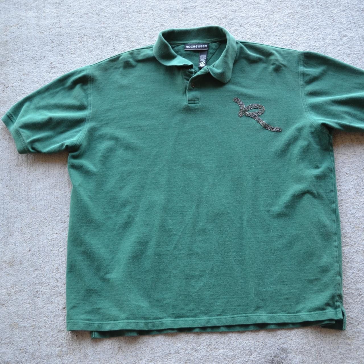 Rocawear Vintage y2k Rocawear green polo size 2XL Size US XXL / EU 58 / 5 - 1 Thumbnail